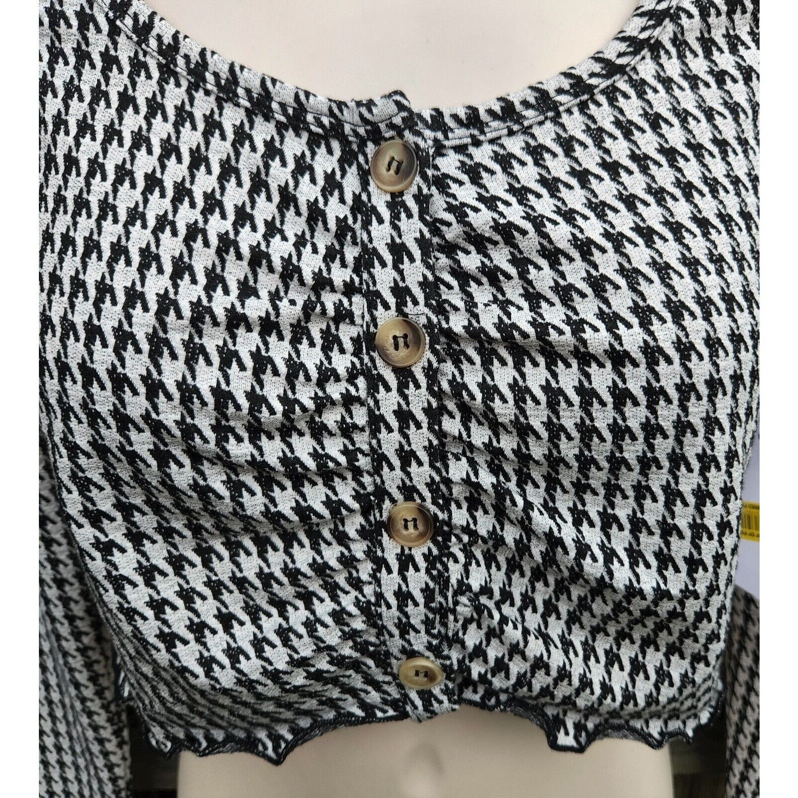 Other La La Land Creative Co Women's Houndstooth Crop Top S Size S / US 4 / IT 40 - 8 Thumbnail