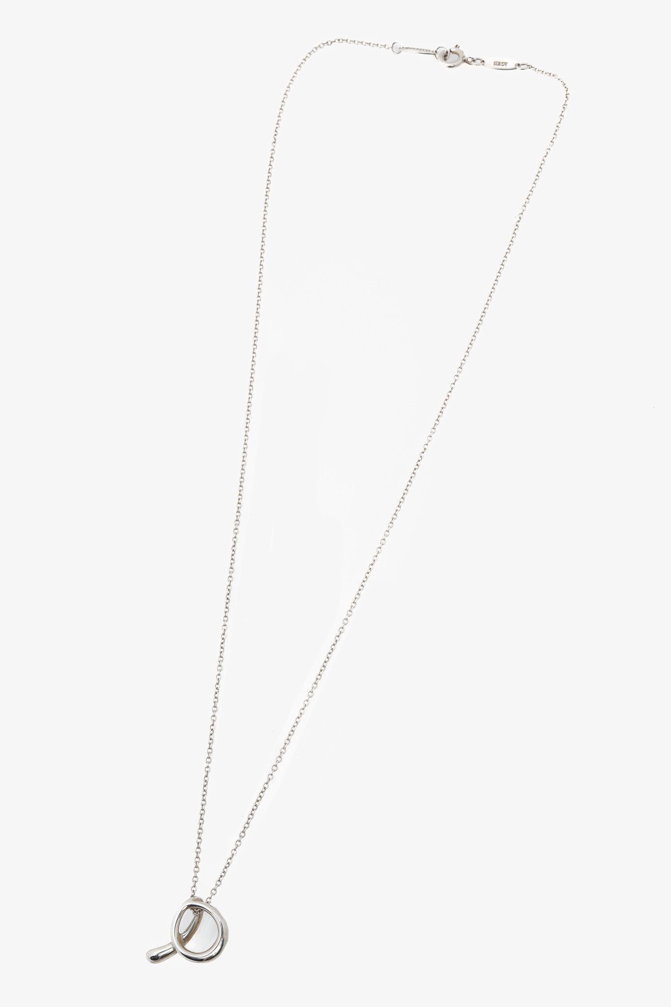 Tiffany & Co. Tiffany & Co. Elsa Peretti Alphabet Letter A Necklace Size ONE SIZE - 2 Thumbnail