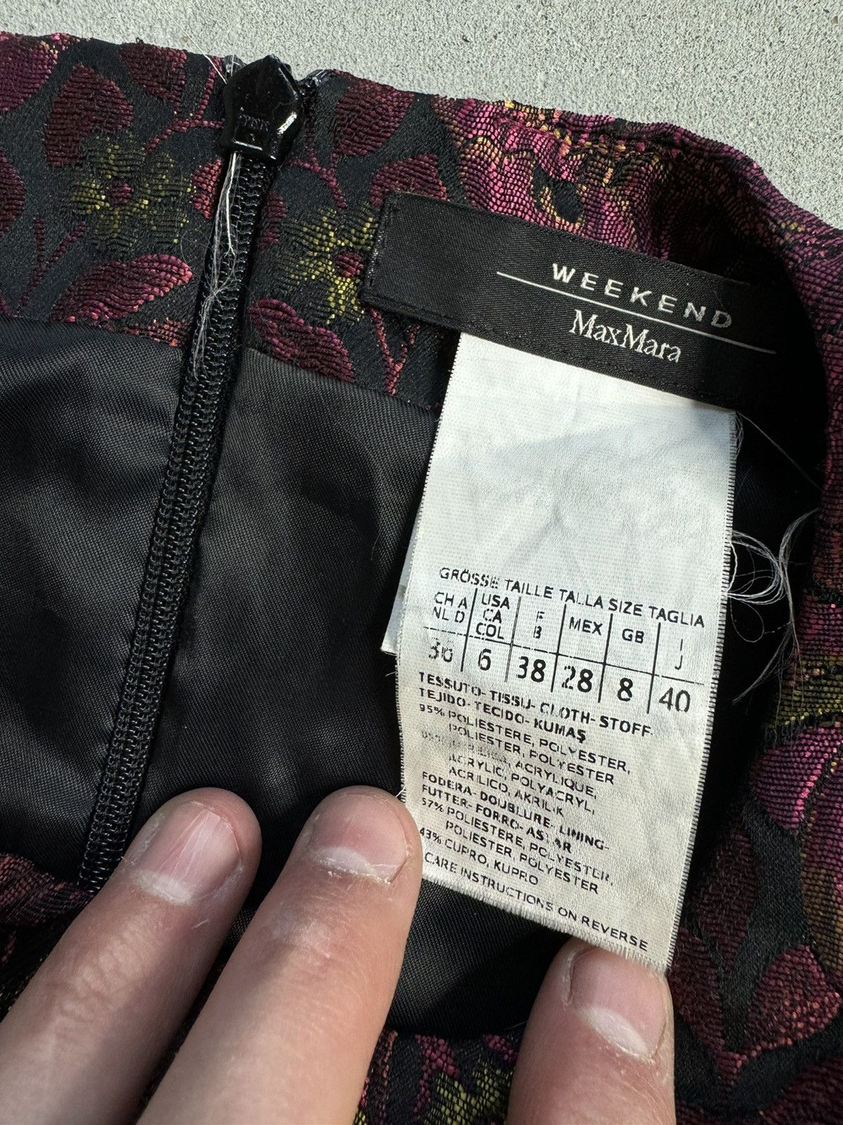 Max Mara × Vintage VINTAGE MAX MARA DRESS IT 38 Size XS / US 0-2 / IT 36-38 - 5 Thumbnail