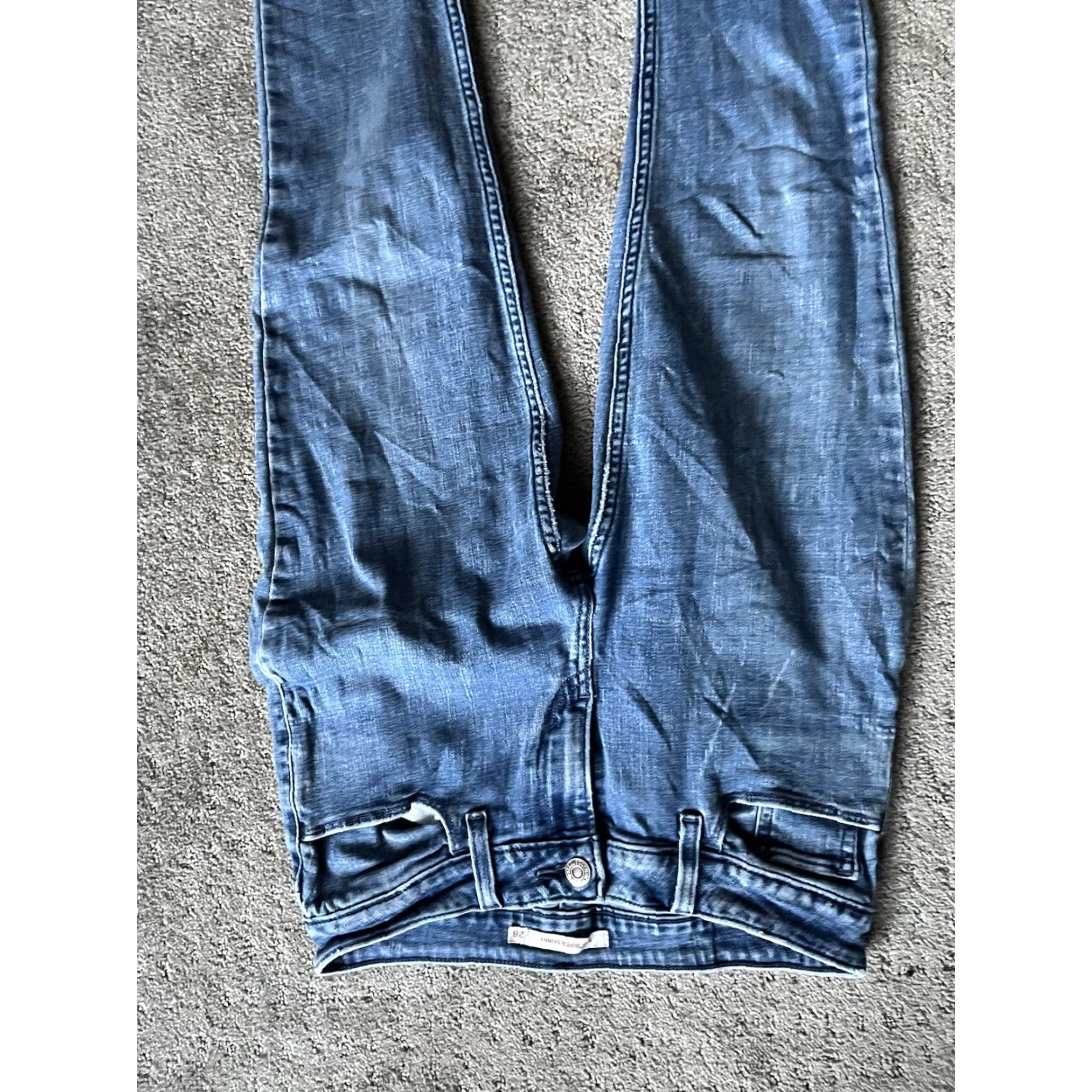 Levi's Womens Levi's 535 Jeans Slimming Skinny Regular Levi’s 535 Blue Medium Wash 28x26 Womens Jeans Size 28" / US 6 / IT 42 - 4 Thumbnail