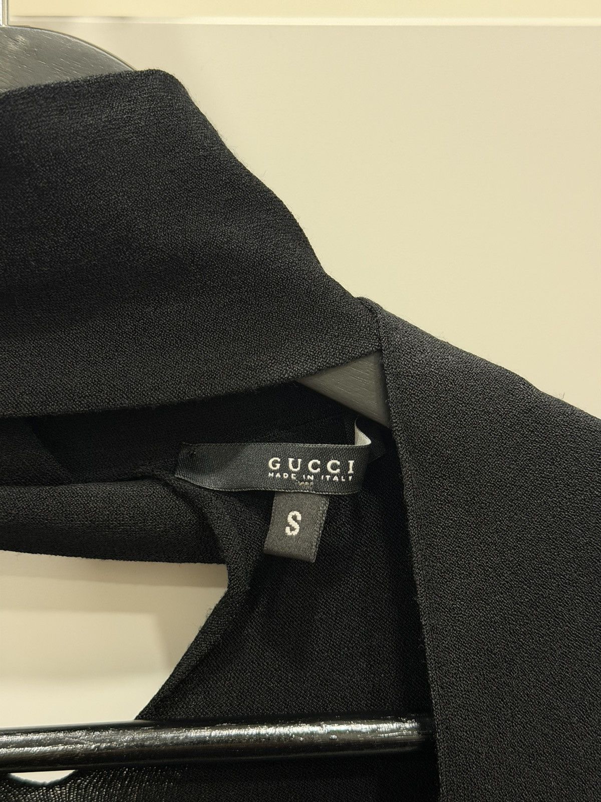 Gucci GUCCI by Tom Ford FW 2002 Neck Ribbons Bodycon Top sweater Size S / US 4 / IT 40 - 14 Thumbnail