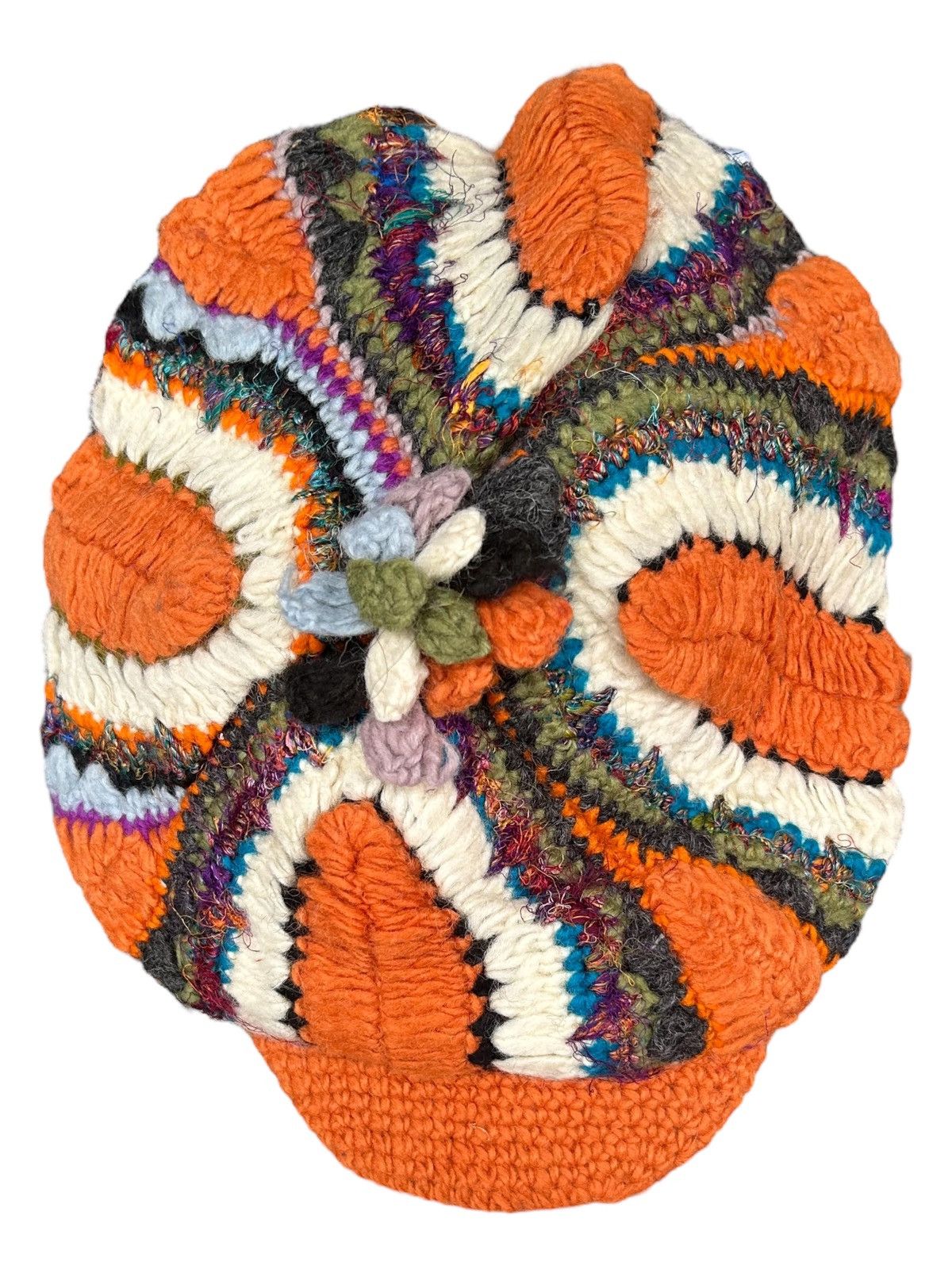 Japanese Brand × Kapital × Vintage Rare Crochet Knitted Handmade Custom Japanese Style big Hats Size ONE SIZE - 1 Thumbnail