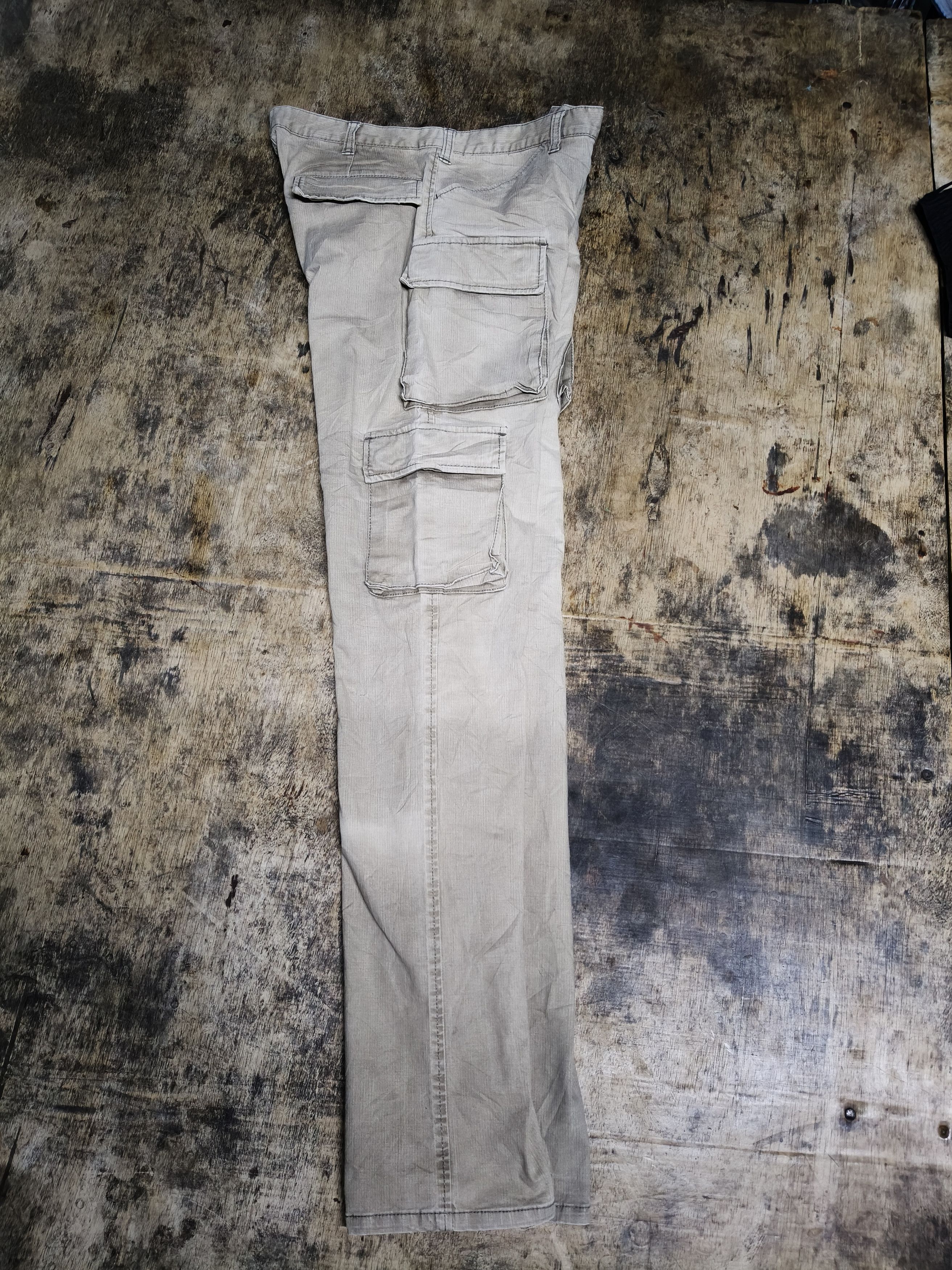Japanese Brand Studio Oribe + Ships Cargo Pants Skiny Size US 33 - 9 Thumbnail