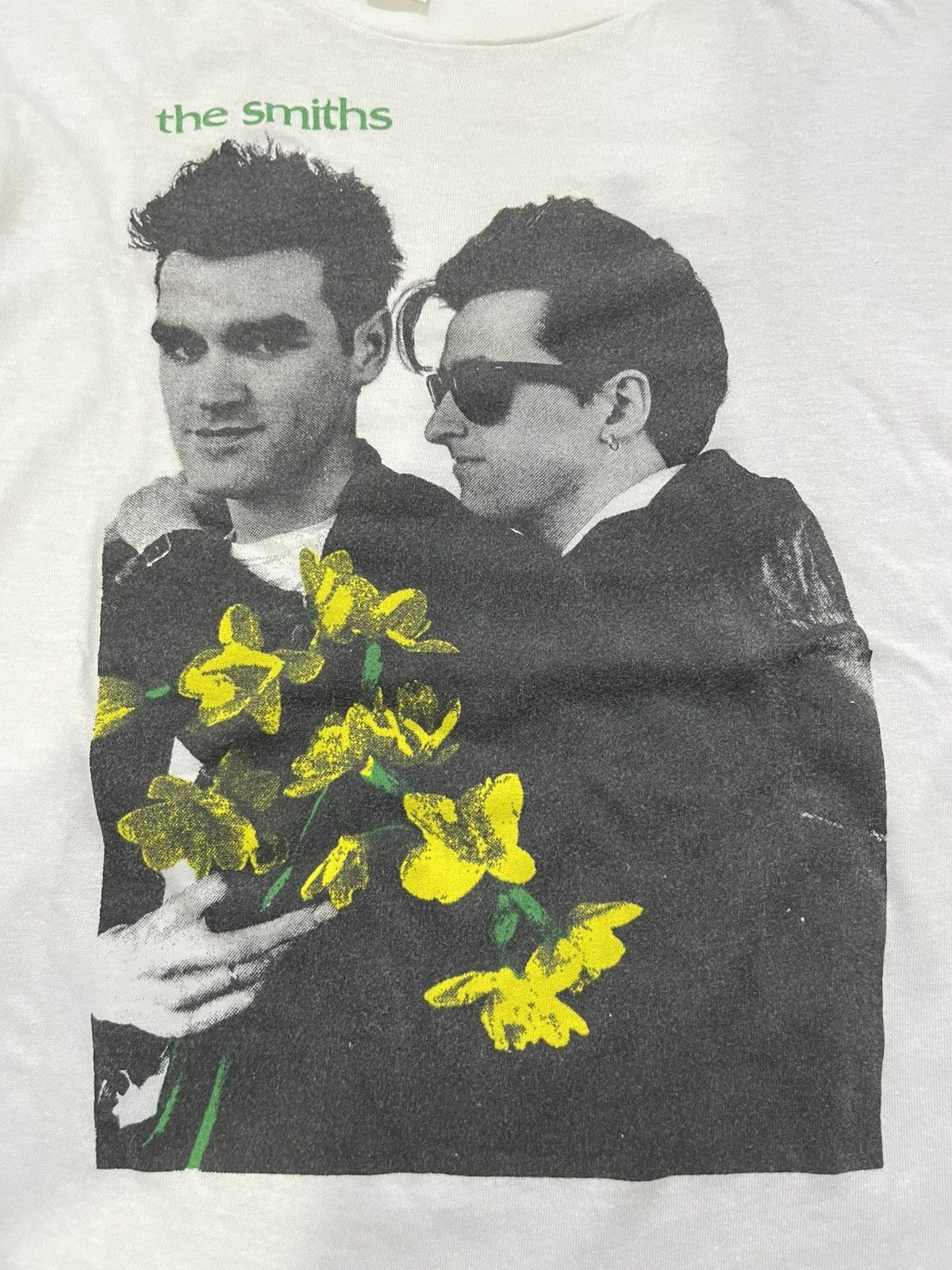 Band Tees Vintage Morrissey and Johnny Mar The Smiths t shirt indie Size US M / EU 48-50 / 2 - 3 Thumbnail