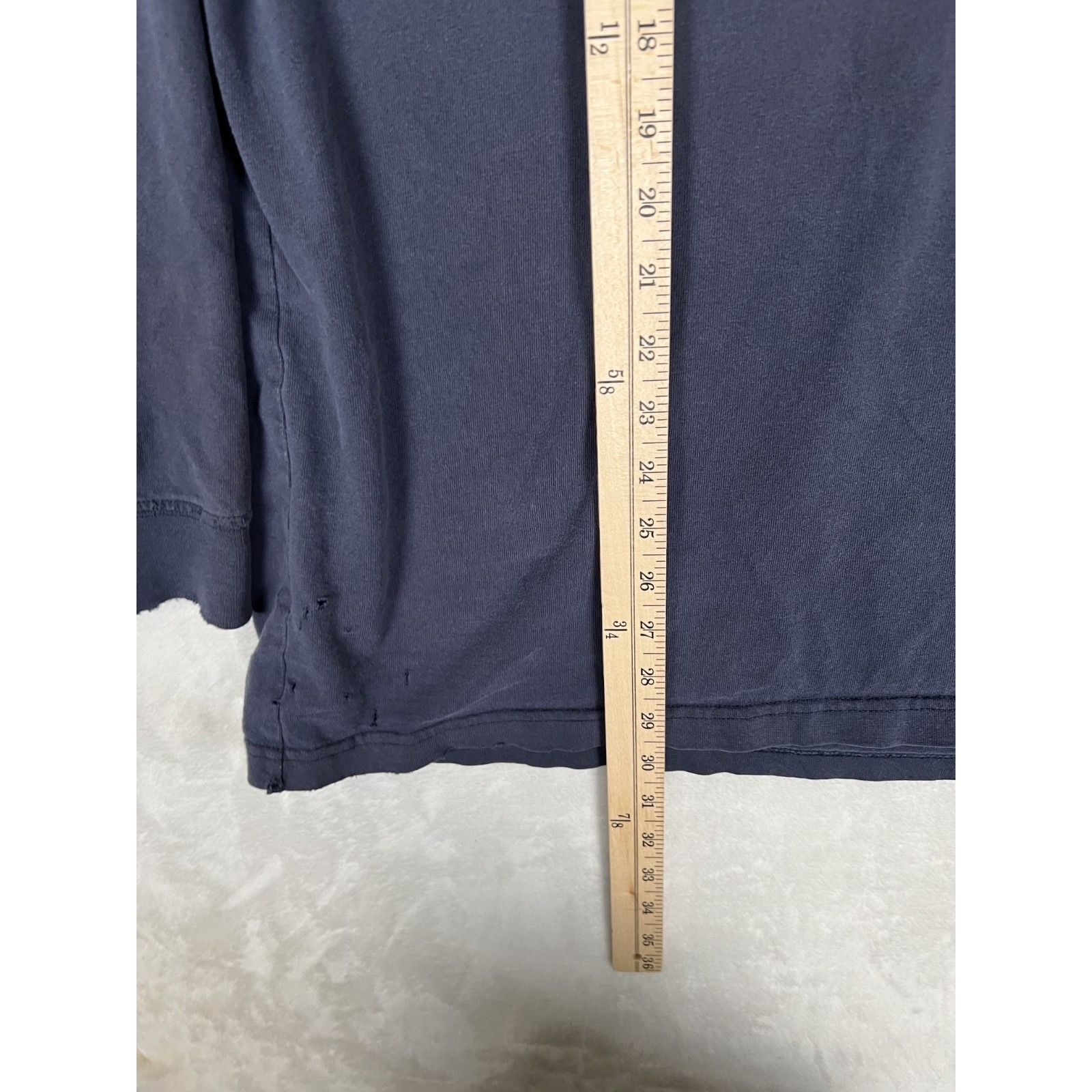 Carhartt Carhartt Men's Long Sleeve Henley Size XL Blue Sun Faded Gru Size US XL / EU 56 / 4 - 7 Thumbnail