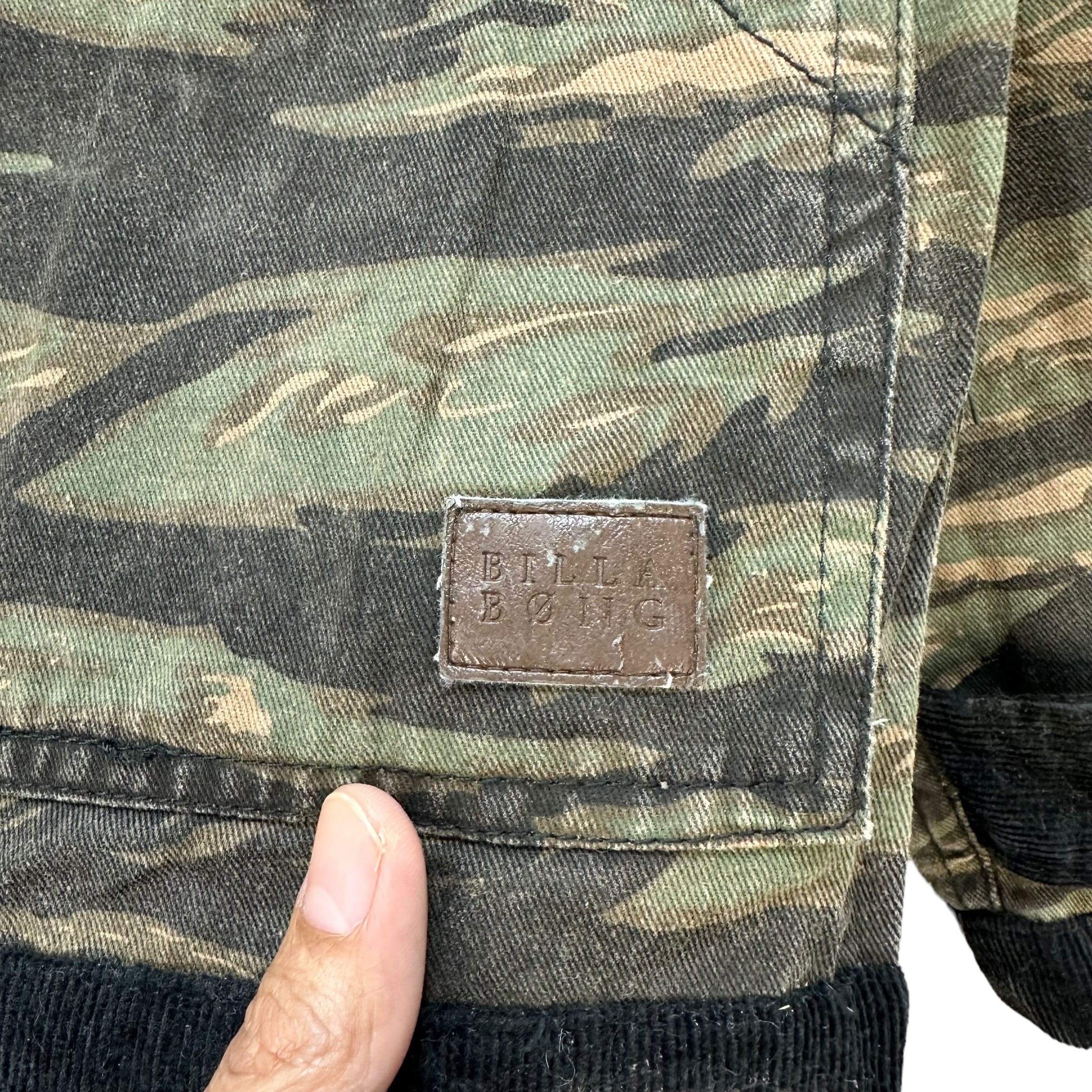 Billabong Billabong Camo Tiger Striped Chore Jacket #A33-0770 Size US L / EU 52-54 / 3 - 6 Thumbnail