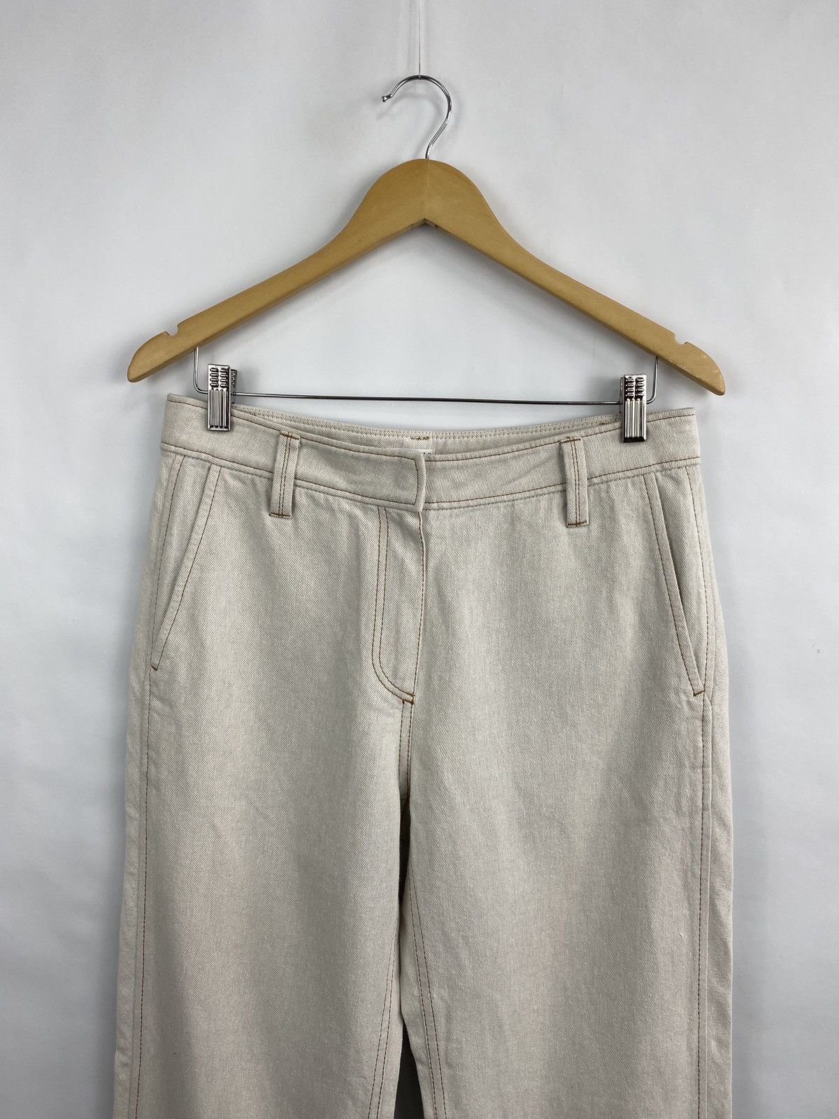 Brunello Cucinelli 🇮🇹 Brunello Cucinelli Linen 23% Pants Rare Retro Size 28" / US 6 / IT 42 - 3 Thumbnail