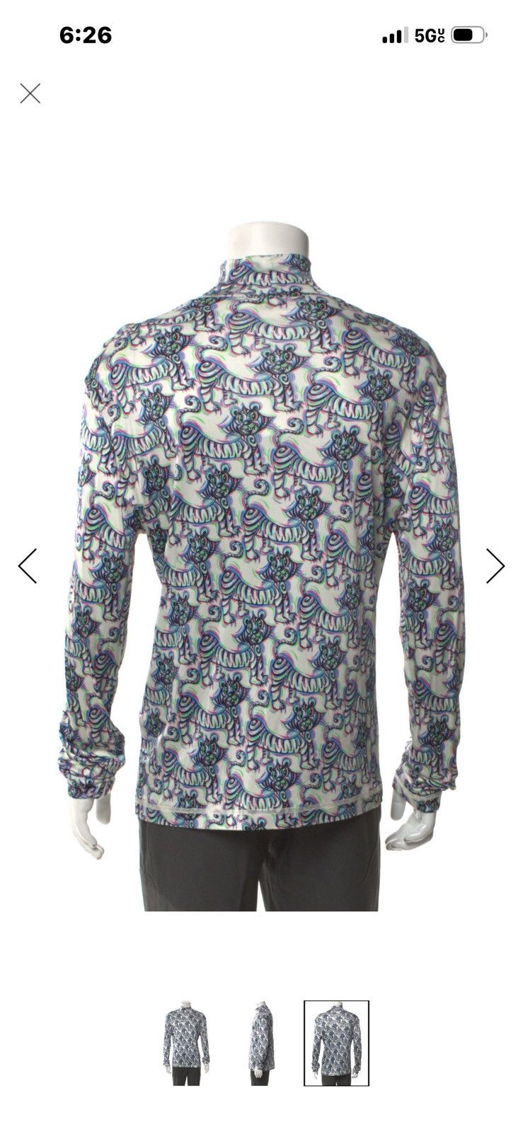 Dior Dior Silk Long-Sleeve T-Shirt Size US L / EU 52-54 / 3 - 12 Thumbnail