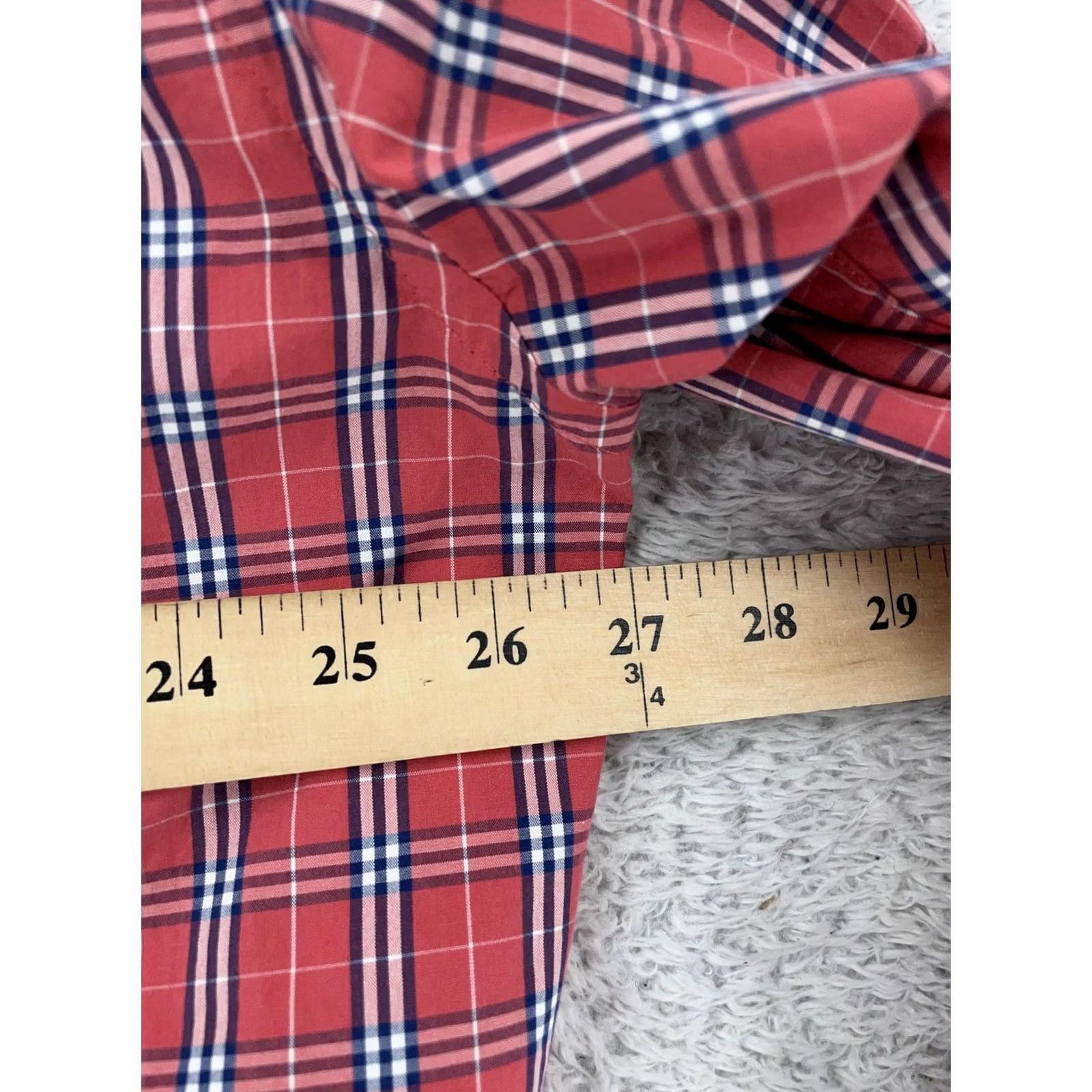 Orvis Orvis Shirt Mens XL Red Plaid Heritage Wash Active Fit L/S Button Down Size US XL / EU 56 / 4 - 5 Thumbnail