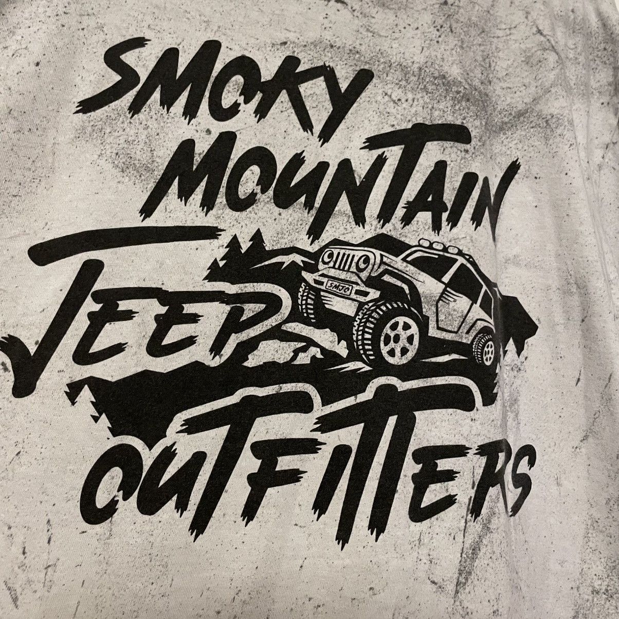 Jeep Smoky Mountain Jeep Outfitters Gray Short Sleeve Graphic Tee Size US XL / EU 56 / 4 - 4 Thumbnail