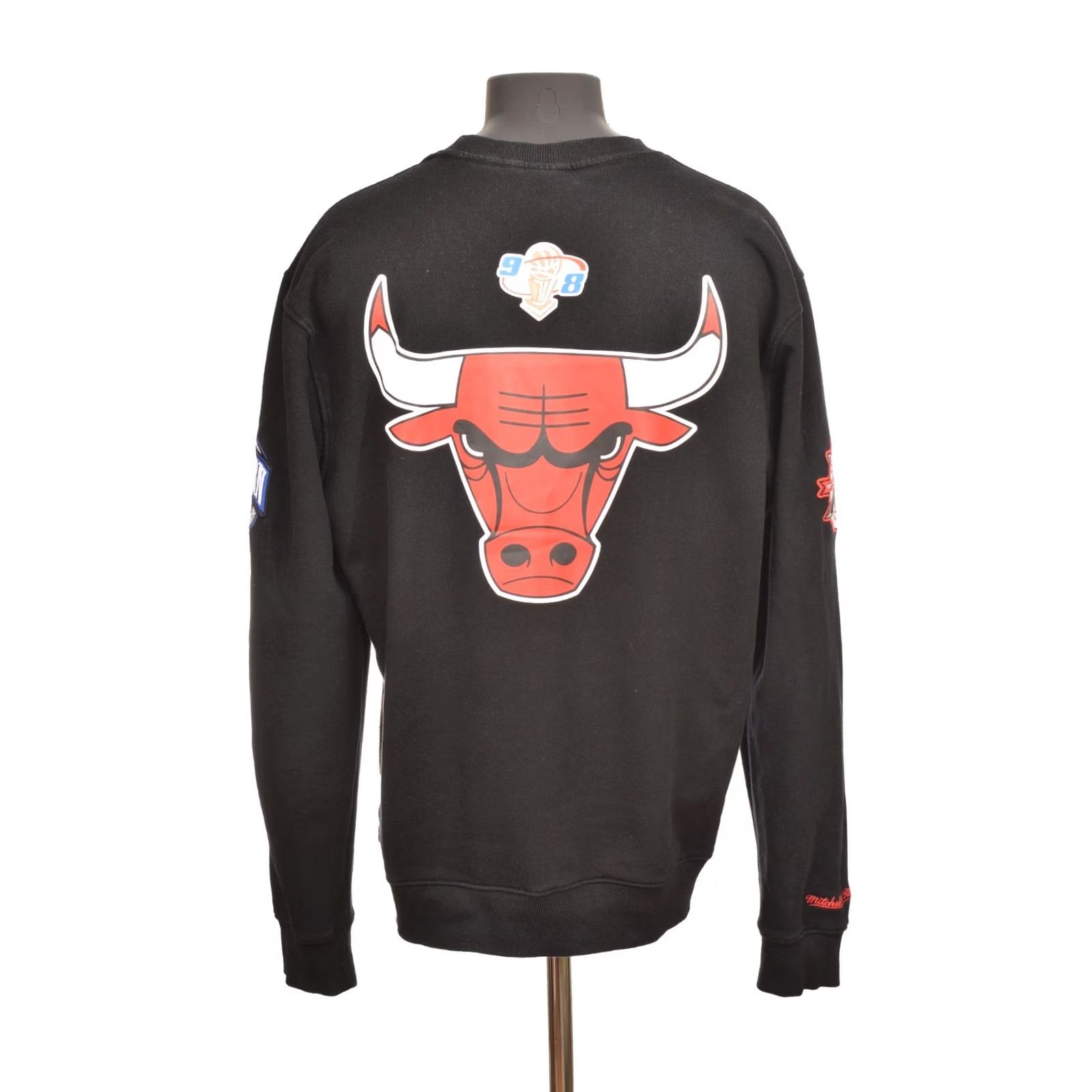 Mitchell & Ness MITCHELL NESS Chicago Bulls 20th Anniversary 1st Championship Sweatshirt L Black MENS Shirts Size US L / EU 52-54 / 3 - 5 Thumbnail