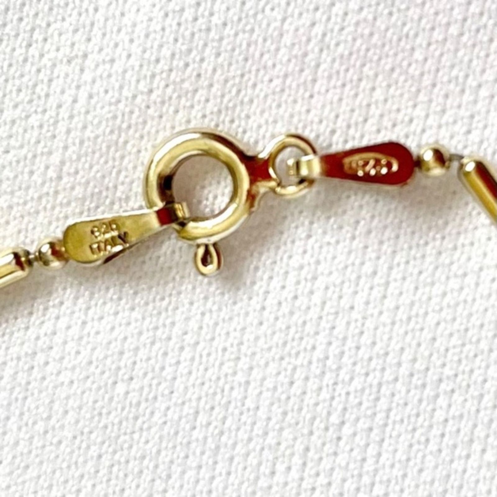 Vintage Mark Wasserman Samara Italy 925 Silver Vermeil Bracelet Size ONE SIZE - 3 Thumbnail