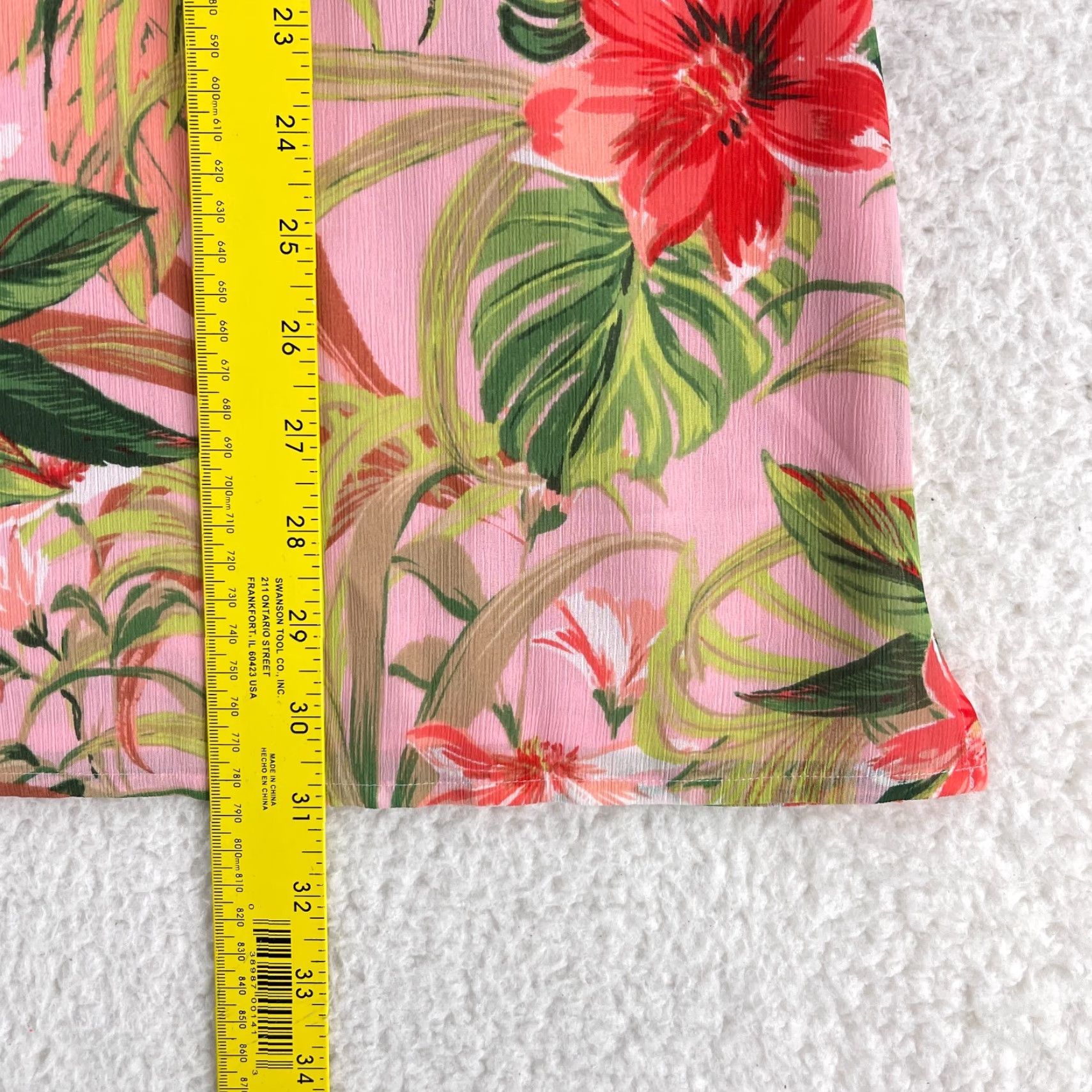 J. Jill J. Jill Pink Tropical Print Tunic Shirt Womens Medium Bell 3/4 Sleeve Pullover Size M / US 6-8 / IT 42-44 - 7 Thumbnail