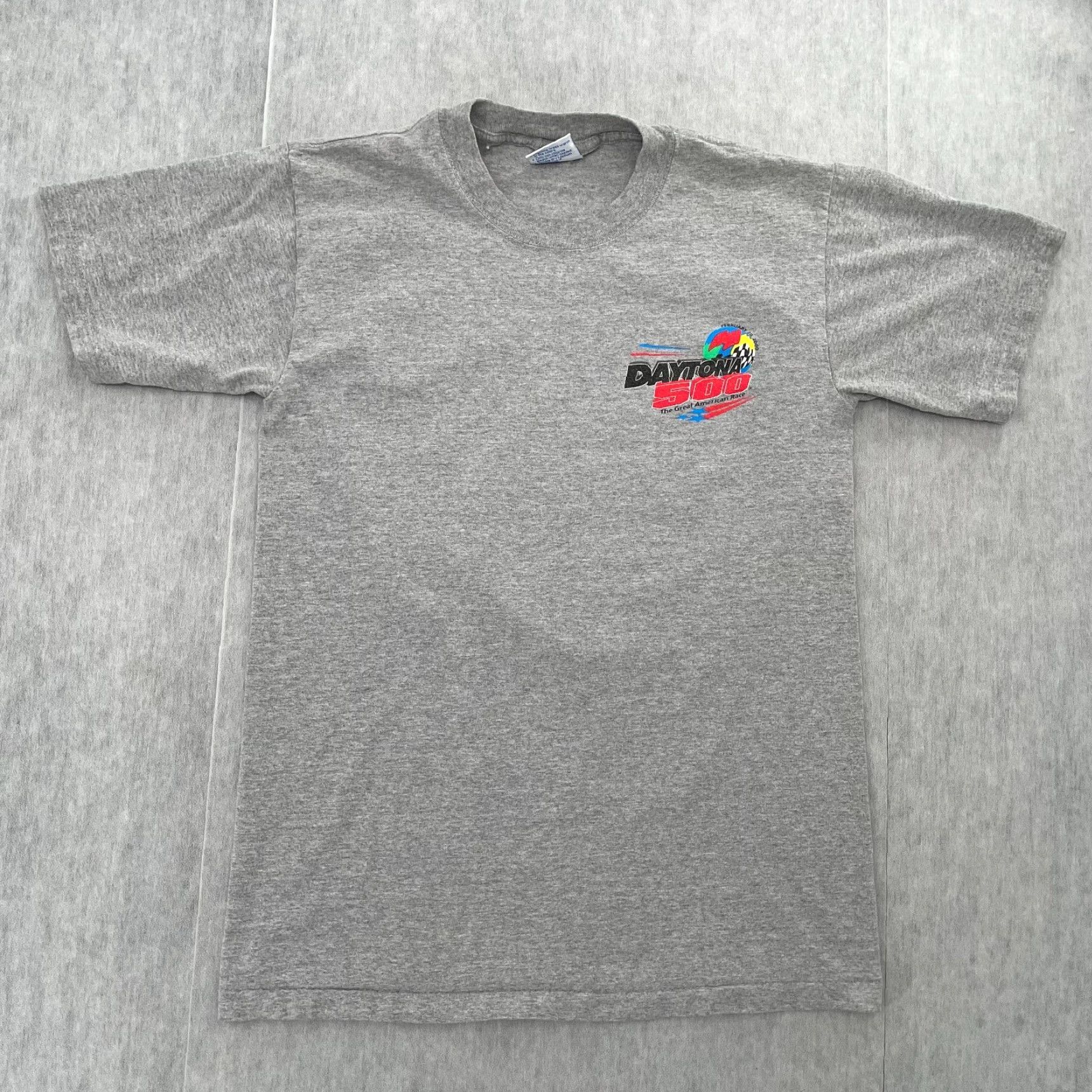NASCAR VINTAGE Nascar Daytona 500 Shirt Adult Medium Tee Men Logo All Sport Crewneck M Gray Blue Size US M / EU 48-50 / 2 - 2 Thumbnail