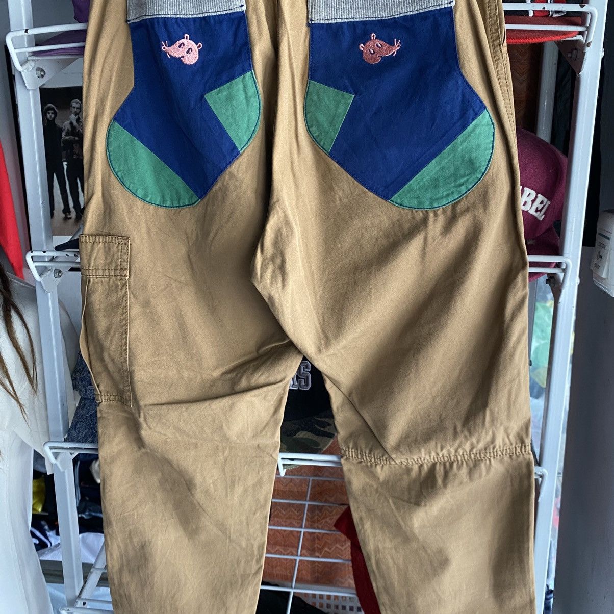 Issey Miyake Ne-net Carpenter Pants – Khaki w/ Playful Back Pockets Size US 29 - 4 Thumbnail