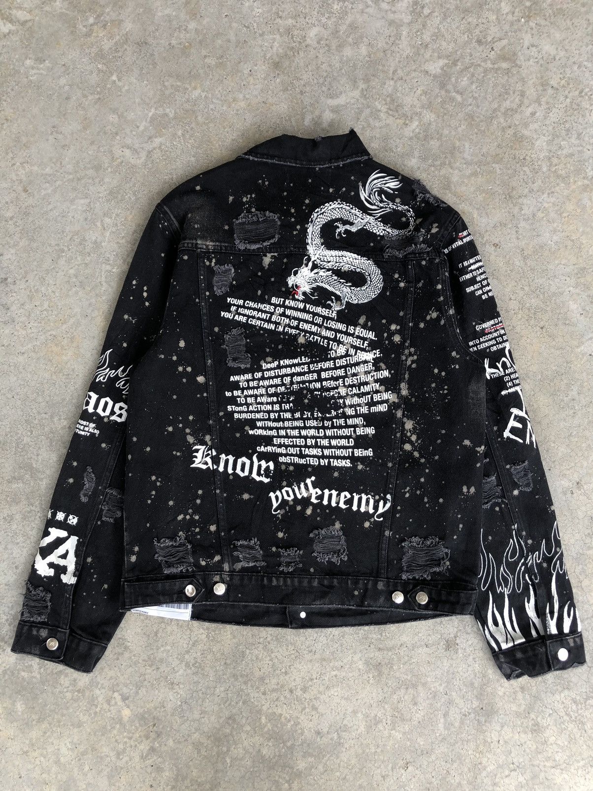 If Six Was Nine Japanese Attire Denim Jacket Broken Size US L / EU 52-54 / 3 - 2 Thumbnail