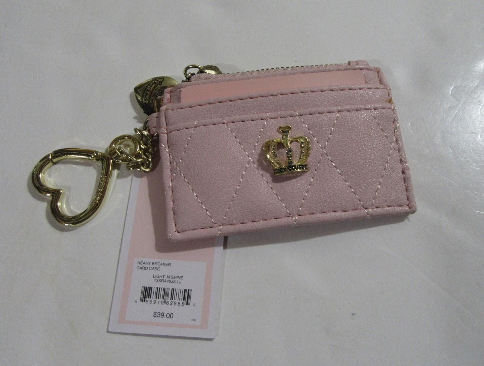 Juicy Couture Jeans Juicy Couture Heart Breaker Credit Card Case Holder Lt. NWT Size ONE SIZE - 1 Thumbnail