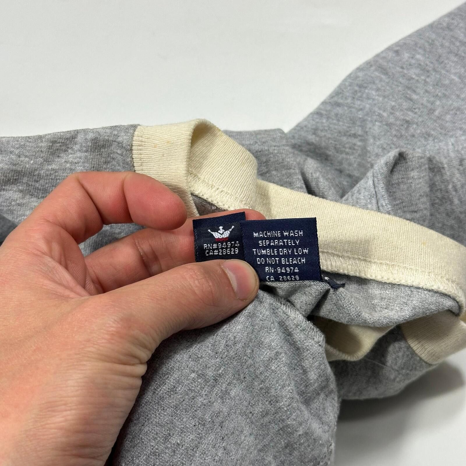 Stussy Stussy 90’s Made in USA Stock Logo Striped Crewneck Shirt L Size US L / EU 52-54 / 3 - 5 Thumbnail