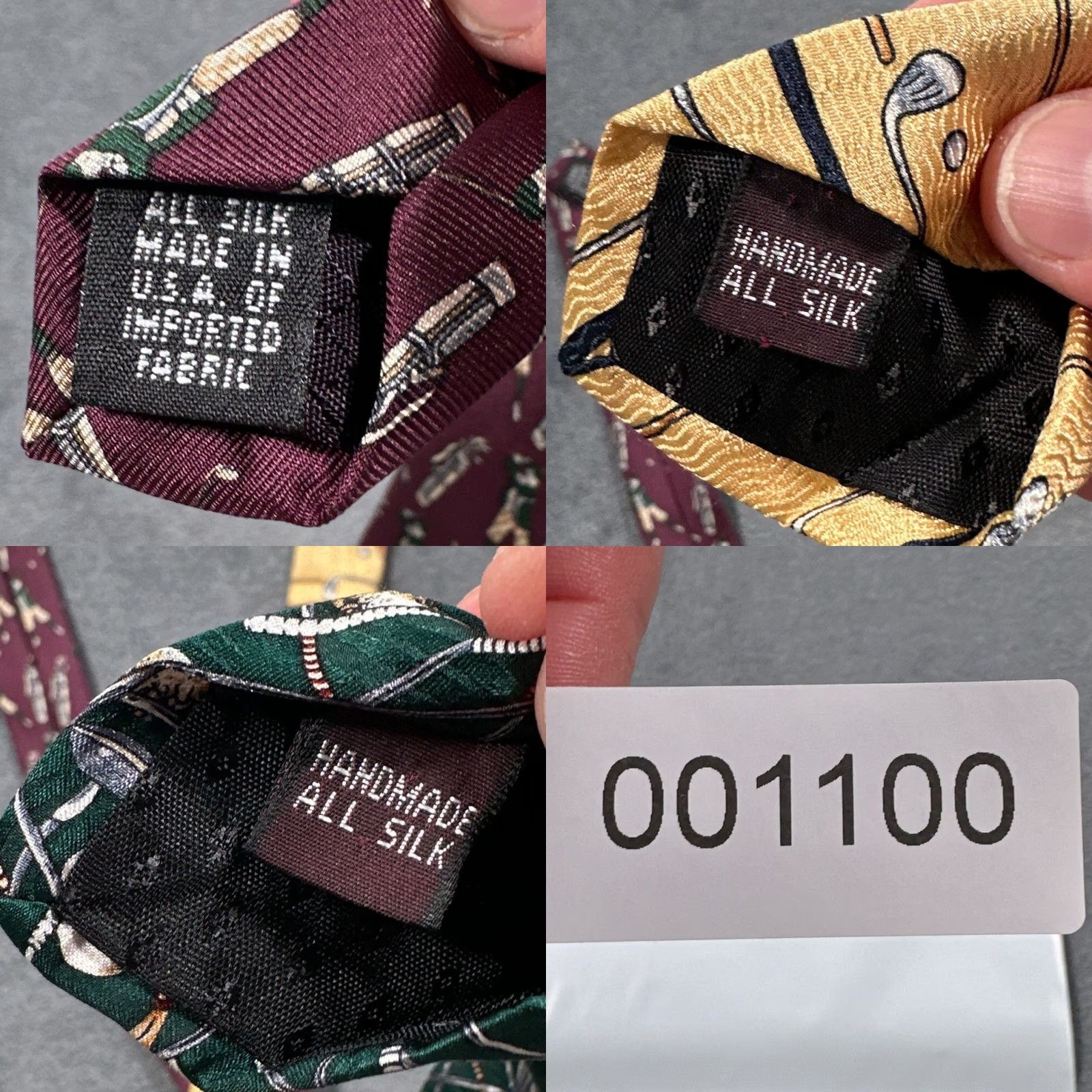Vintage VINTAGE Men's Golf Silk Tie Lot 4 Set Hathaway Cape Cod Crooks & Creed 90s Neckties Golf Theme Size ONE SIZE - 8 Thumbnail