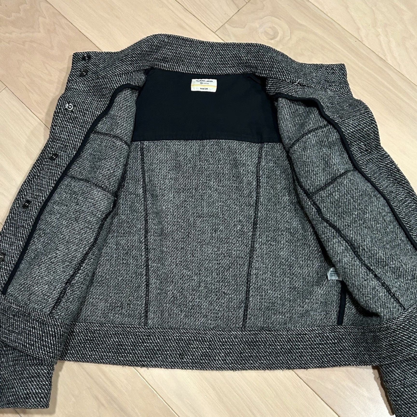 Marine Layer Marine Layer Cropped Tweed Jacquard Jacket Women’s Medium Size M / US 6-8 / IT 42-44 - 5 Thumbnail