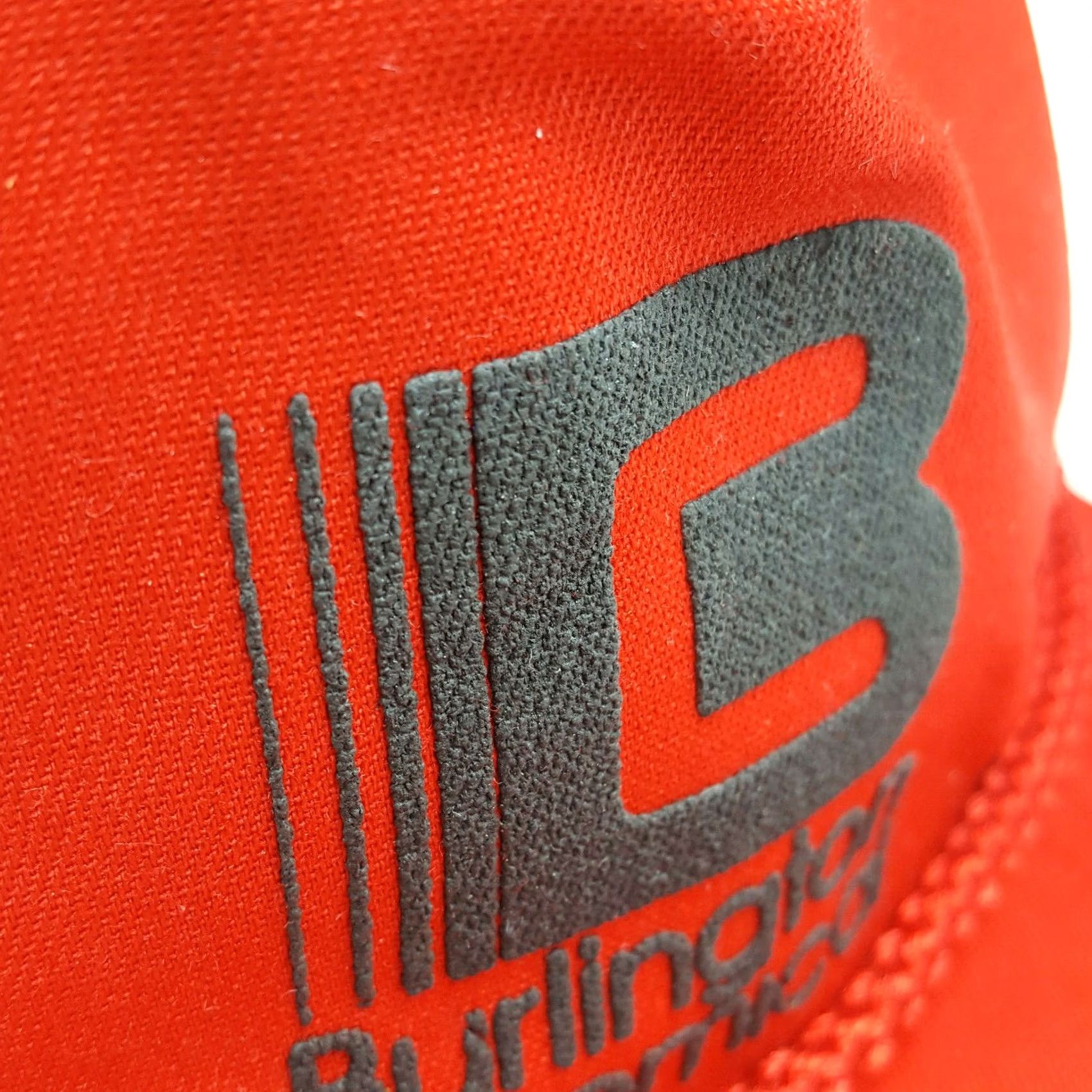 Burlington VINTAGE Burlington Chemical Puffy Print Logo Strapback Trucker Hat Red Cap Mens Adjustable Size ONE SIZE - 3 Thumbnail