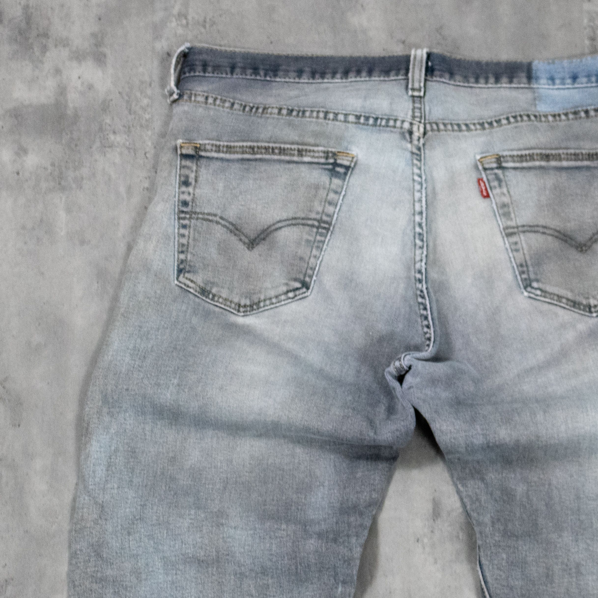 Levi's Vintage Clothing Y2K 2000's Levis 501 Overdyed Relax Straight Denim Pant's Size US 34 / EU 50 - 14 Thumbnail
