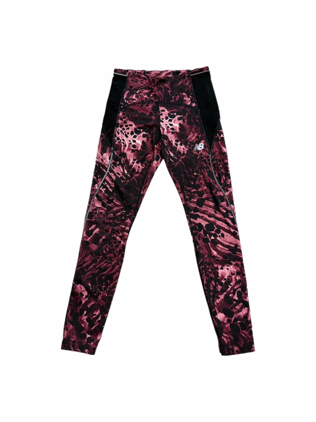 New Balance New Balance Pants Womens Small Pink Black NB Dryx Leggings Size 25" / US 0 / IT 36 - 1 Thumbnail