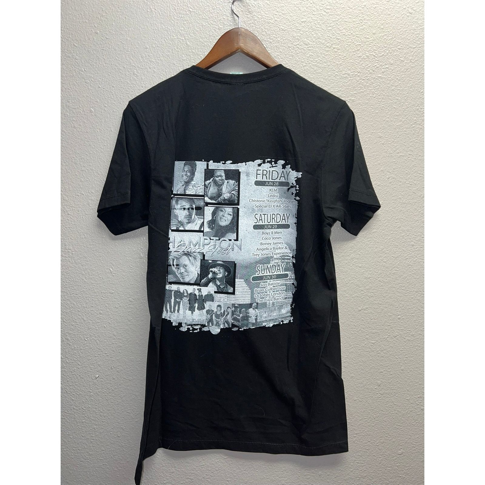 Pacific and Co. Hampton Jazz Festival Shirt 2 Men Jon Batiste Graphic Tee M Size US M / EU 48-50 / 2 - 6 Thumbnail