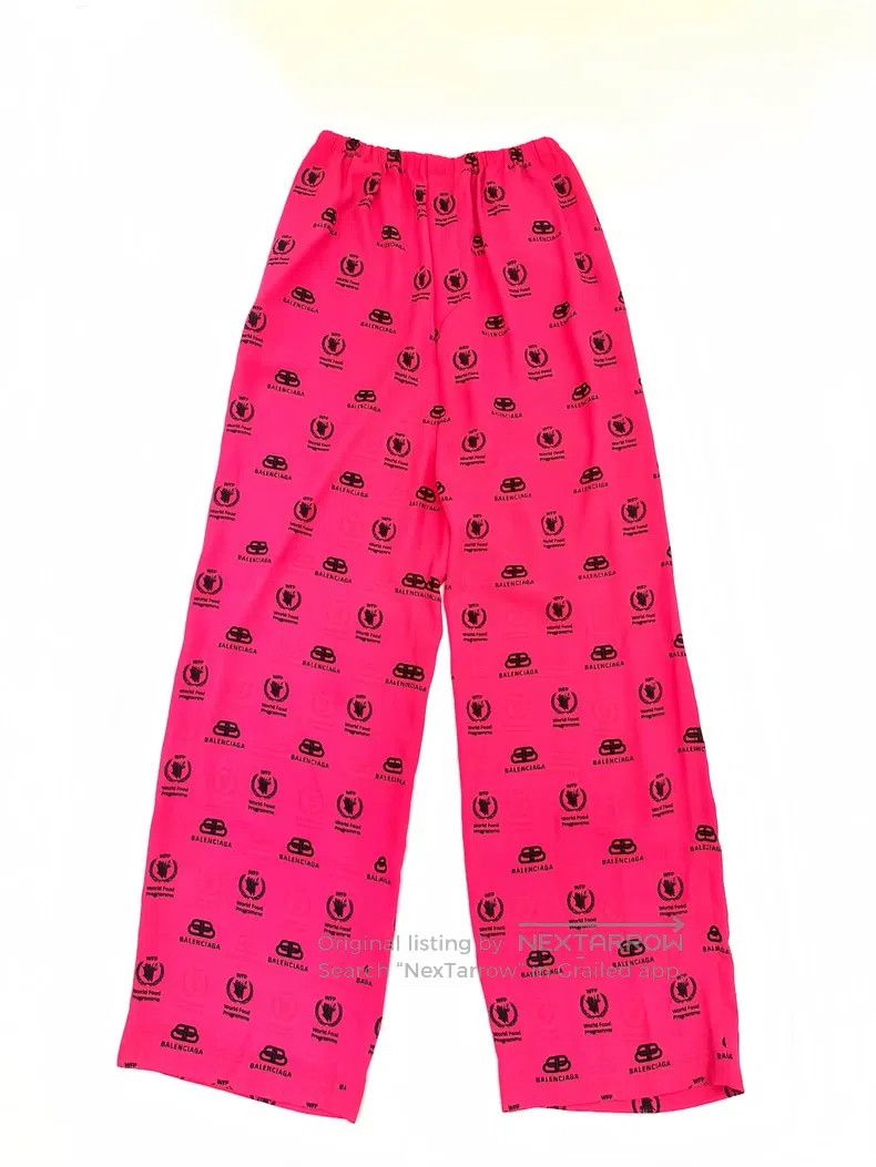 Balenciaga Balenciaga Charity wheat pattern full print velvet pants Size US 36 / EU 52 - 1 Thumbnail