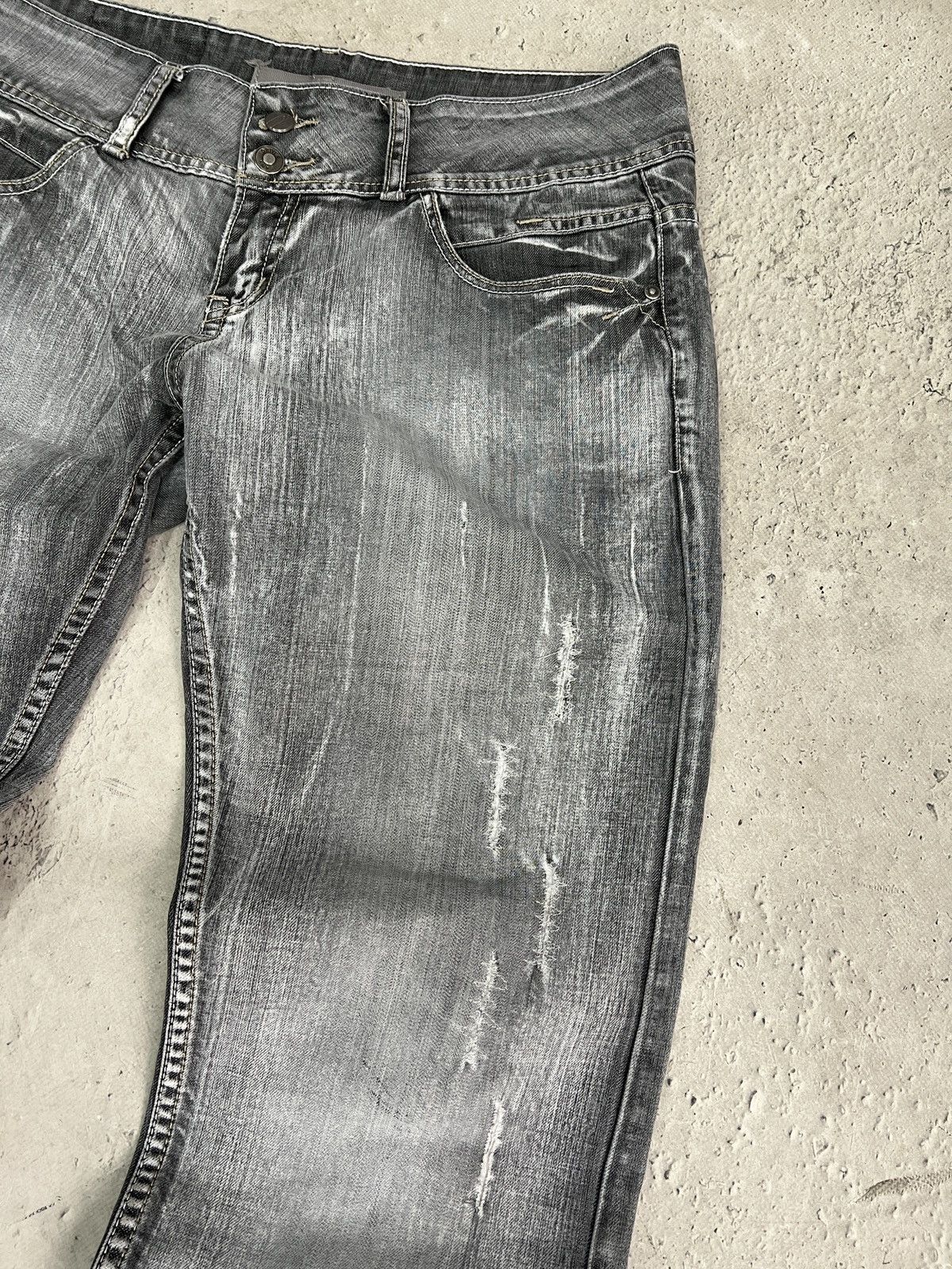 Junya Watanabe Vintage washed flared flared jeans junya watanbe style y2k Size US 34 / EU 50 - 4 Thumbnail