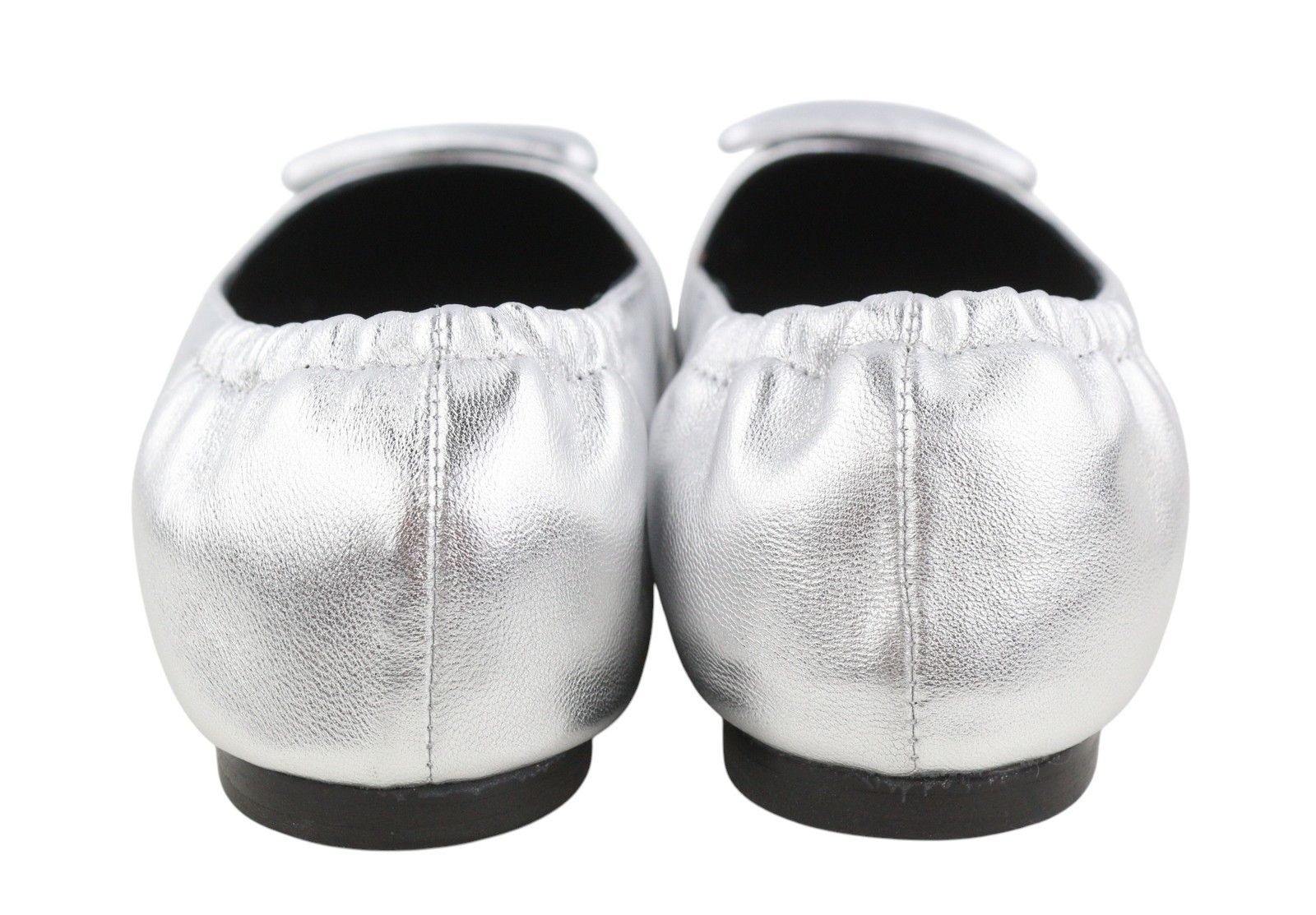Other BIBI LOU BOCHUM EU37 Silver Leather Pointed Flats 87561 Size US 6 / IT 36 - 8 Thumbnail