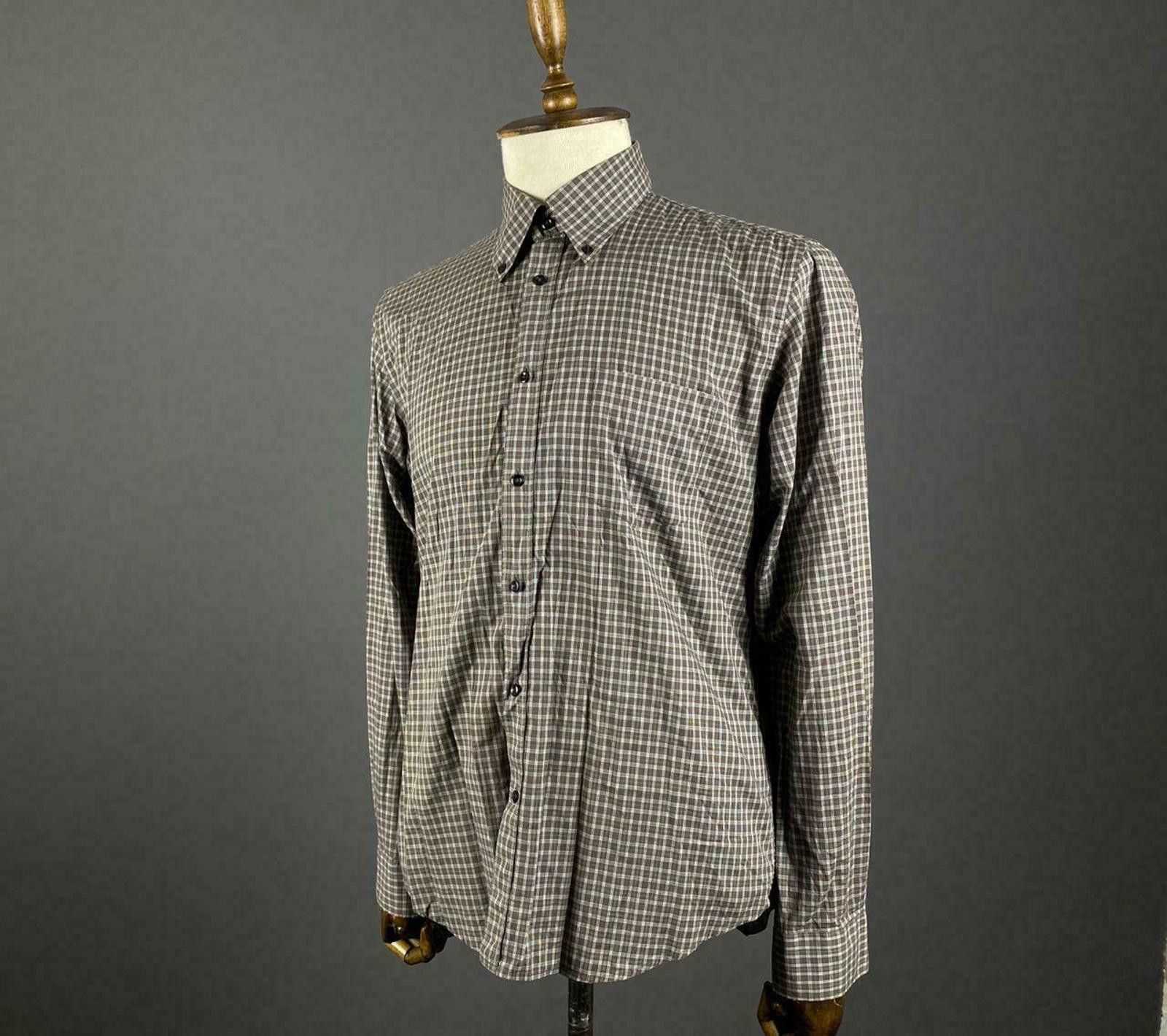 Hugo Boss Men Hugo Boss Orange Label Check Dress Shirt Size L Size US L / EU 52-54 / 3 - 1 Thumbnail