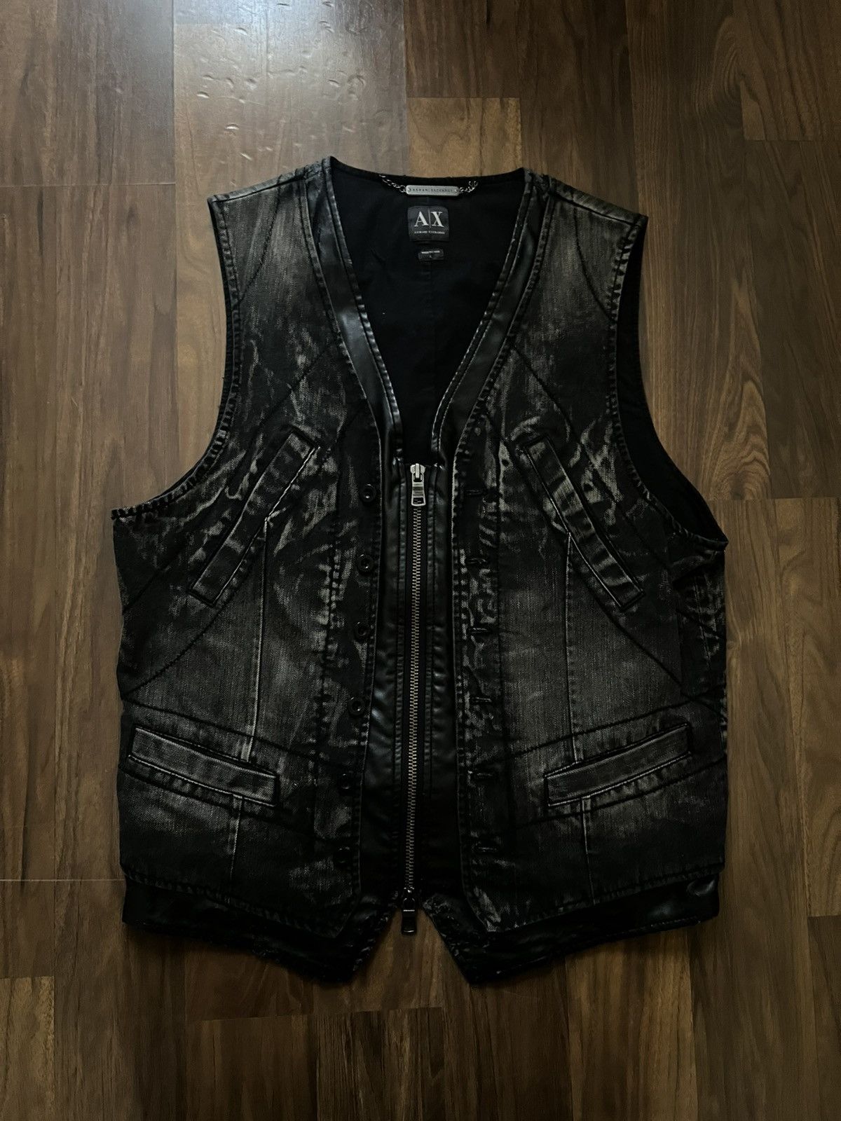 Amiri × Armani × Armani Exchange Designer vintage vest Size US M / EU 48-50 / 2 - 1 Thumbnail