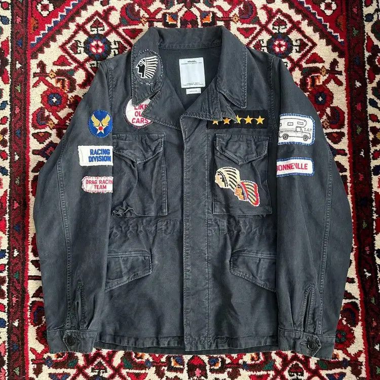 Visvim Visvim Visvim 15AW Achse Patches Military Jacket-2506 Size US S / EU 44-46 / 1 - 1 Thumbnail