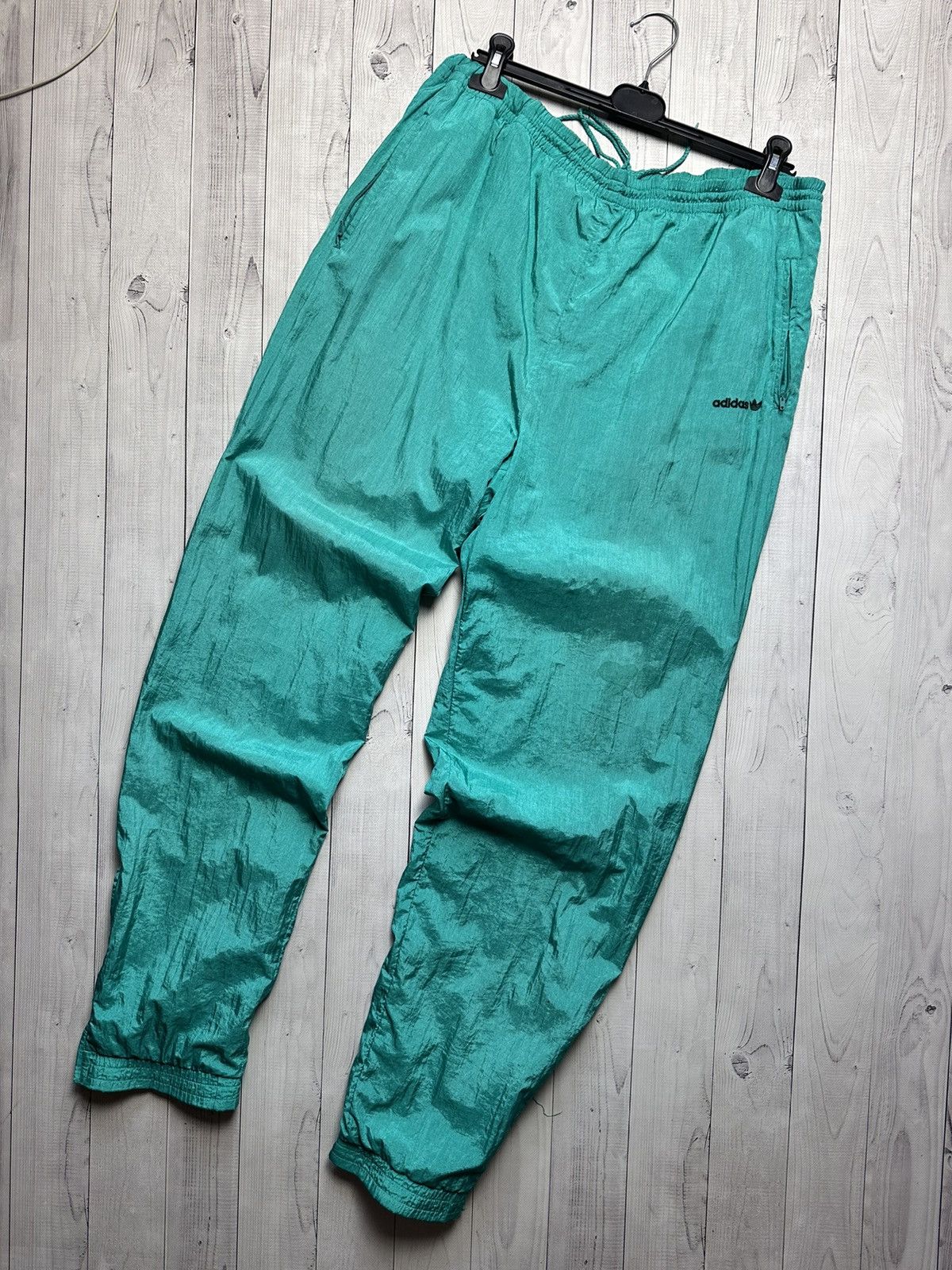 Adidas × Vintage Vintage adidas pants green joggers size XL Size US 36 / EU 52 - 1 Thumbnail