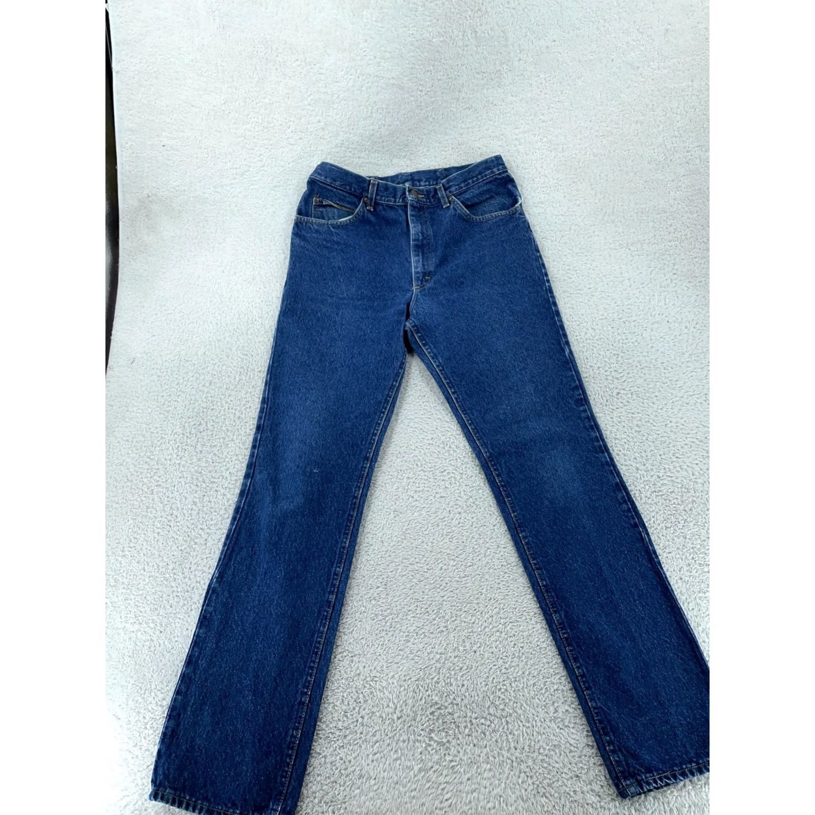 Lee VINTAGE Lee Jeans Mens 33x33 Denim Straight Leg Medium Wash Pockets Pants Size US 33 - 3 Thumbnail
