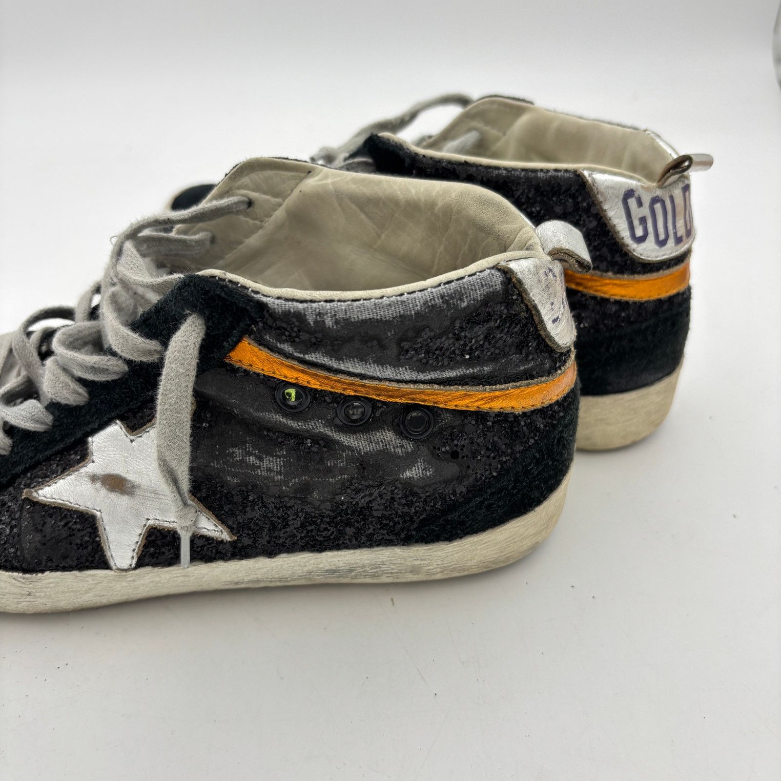 Golden Goose Golden Goose Glitter Midstar Shoes Sneakers Women's 39 US 9 Size US 9 / IT 39 - 13 Thumbnail