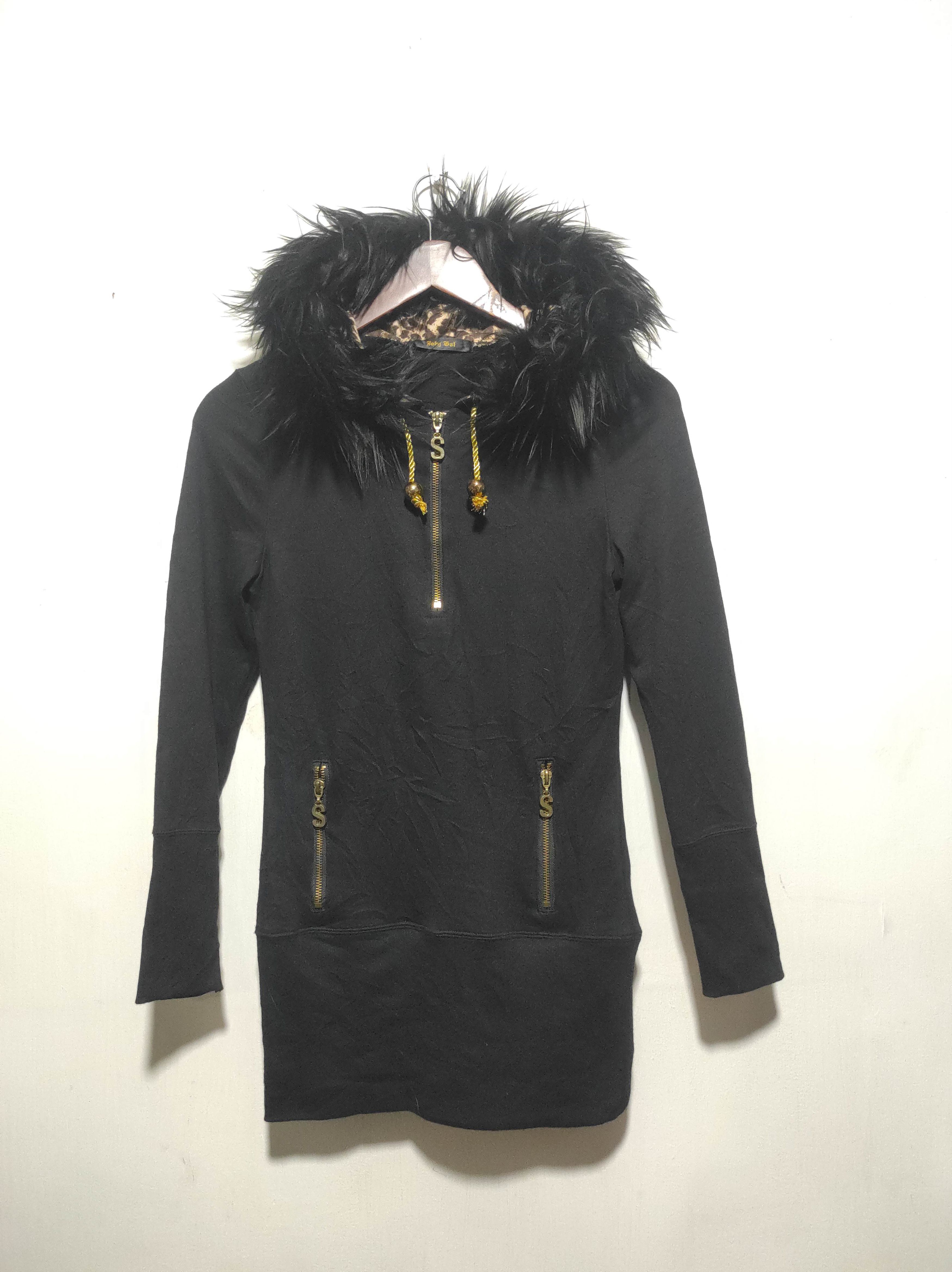 Hysteric Glamour Jolly Gal Half Zipper Fur Hoodie IfSixWasNine LGB style Size XS / US 0-2 / IT 36-38 - 2 Thumbnail
