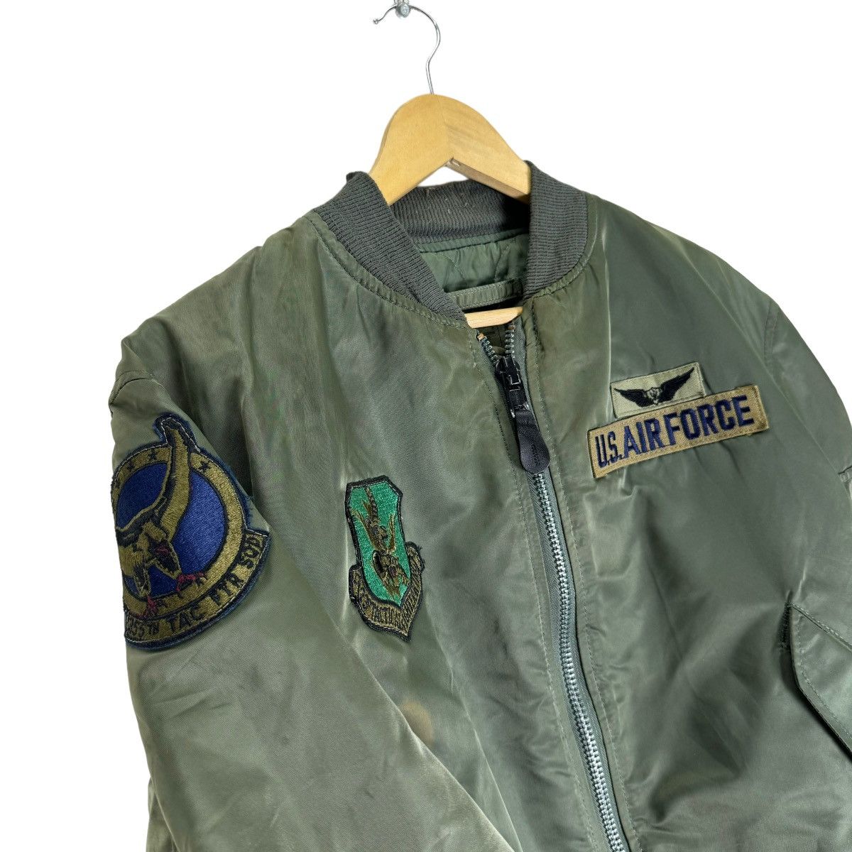 Alpha Industries ☀️ALPHA INDUSTRIES MA-1 FLYER BOMBER RIOT JACKET Size US L / EU 52-54 / 3 - 4 Thumbnail