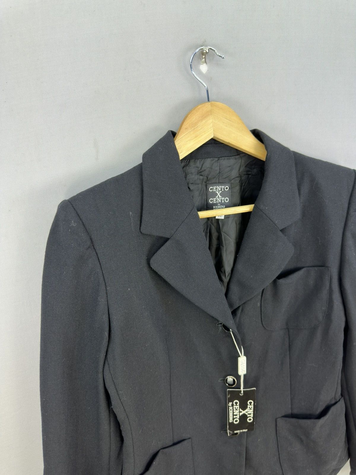 Iceberg Deadstock Cento X Cento by Iceberg Coat Jacket Size XS / US 0-2 / IT 36-38 - 2 Thumbnail