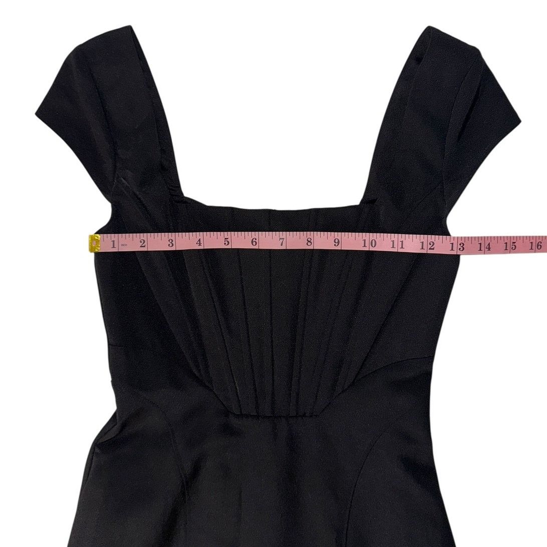 Staud NEW NWT Staud Lotus Black Corset Maxi Dress Size 00 Size XXS / US 00 / IT 34 - 10 Thumbnail
