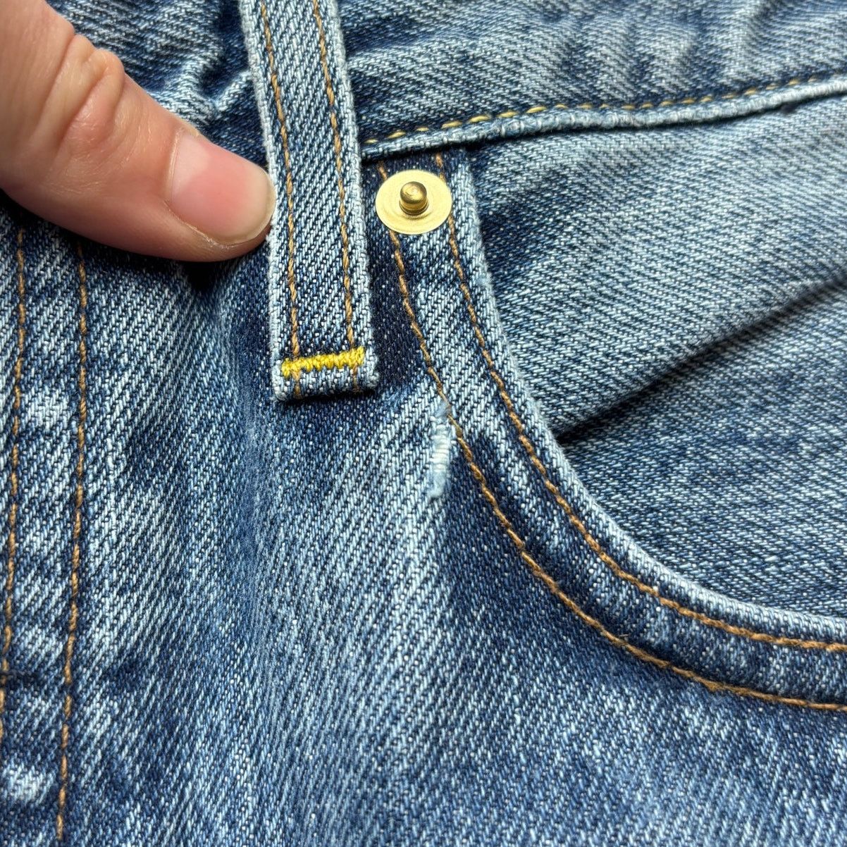 Sid Mashburn $175 Sid Mashburn Slim Straight Jeans 32x30 Made in USA Size US 32 / EU 48 - 9 Thumbnail
