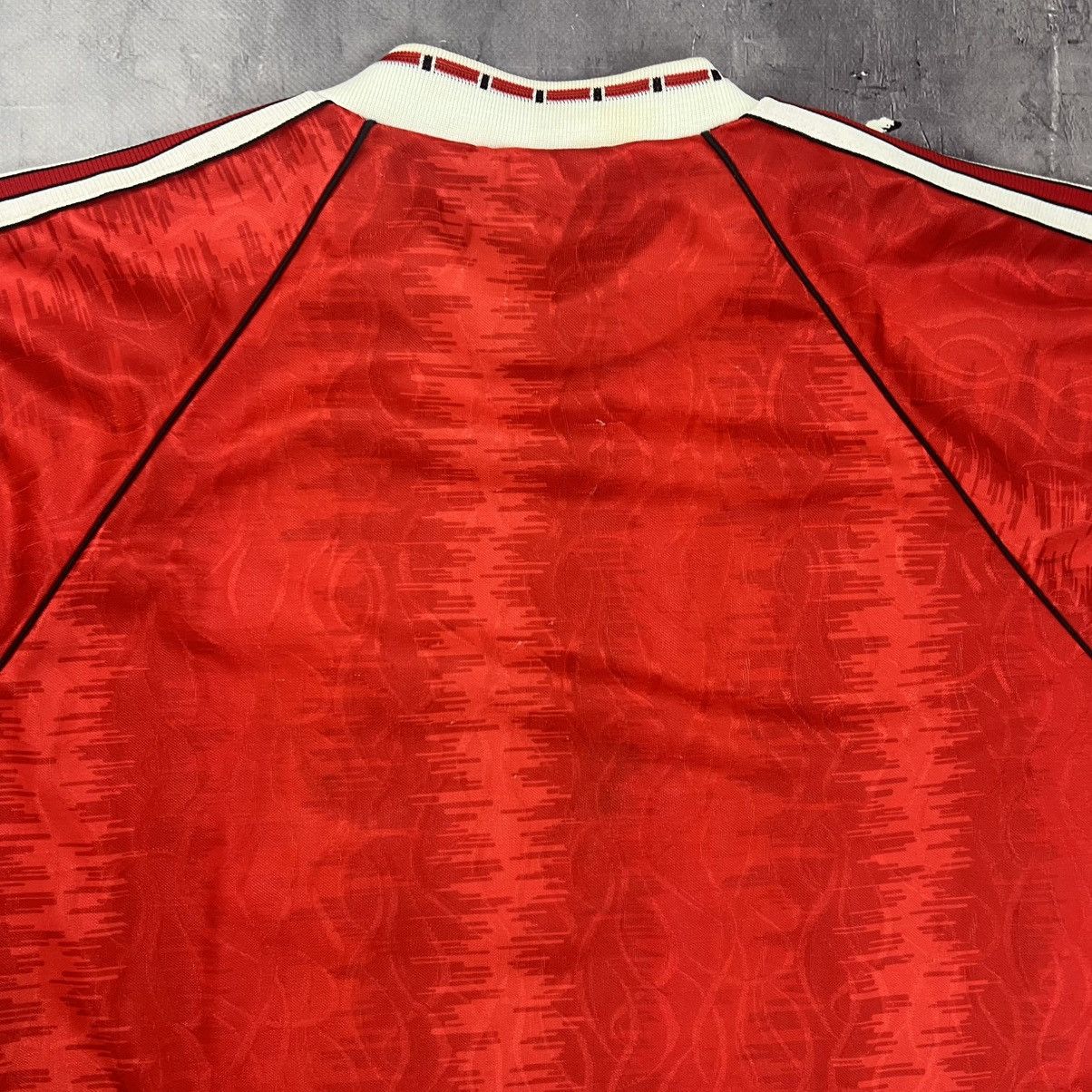 Adidas Rare! Manchester United Adidas 1990 Soccer Jersey Shirt Size US L / EU 52-54 / 3 - 17 Thumbnail