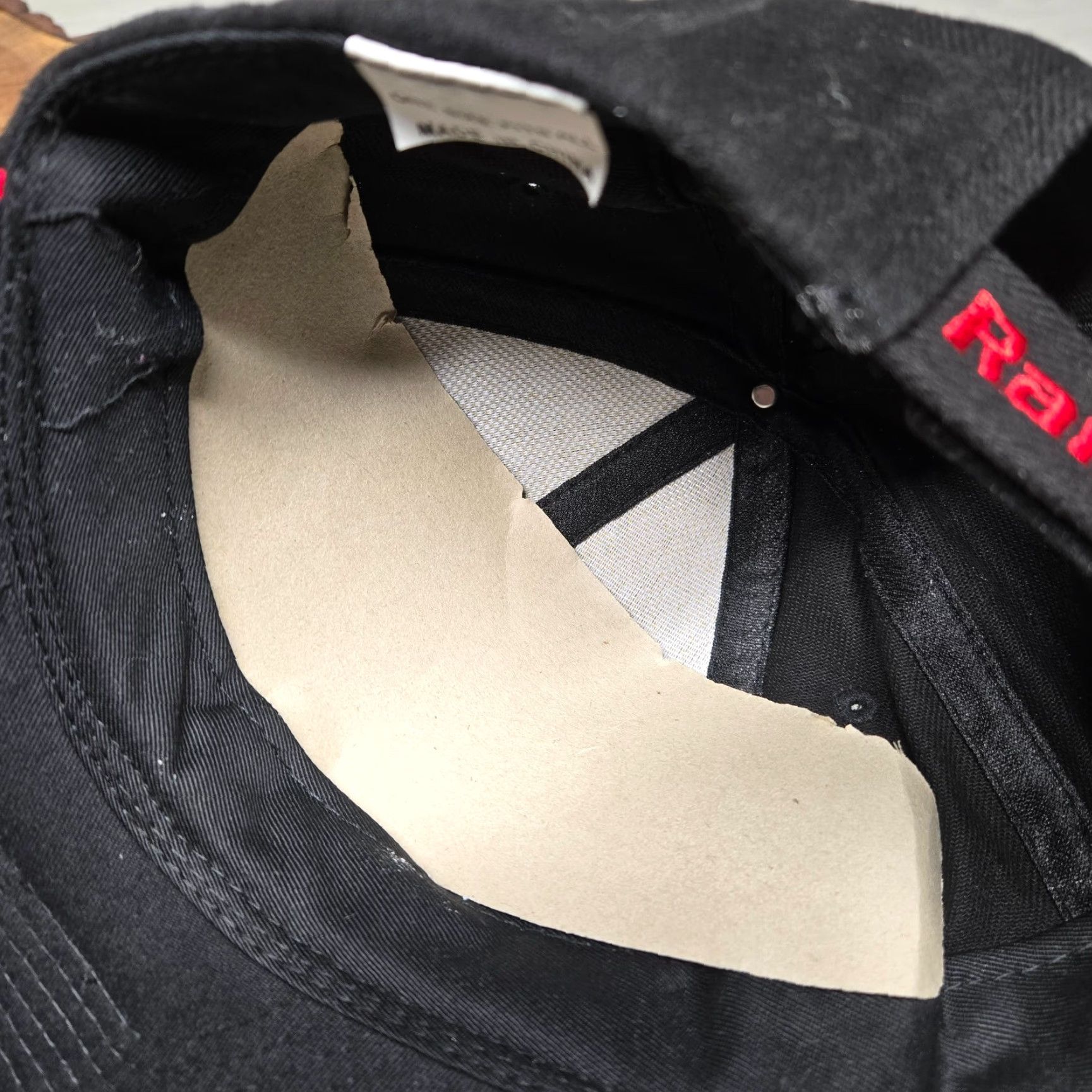 Vintage Track Star Adjustable Baseball Cap Hat - Black - Casual - Mens Size ONE SIZE - 7 Thumbnail