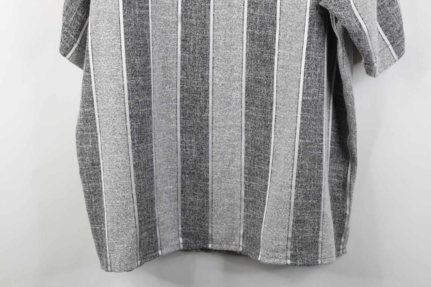 Vintage Vintage 90s Y2K Rockabilly Knit Short Sleeve Button Shirt Size US L / EU 52-54 / 3 - 12 Thumbnail