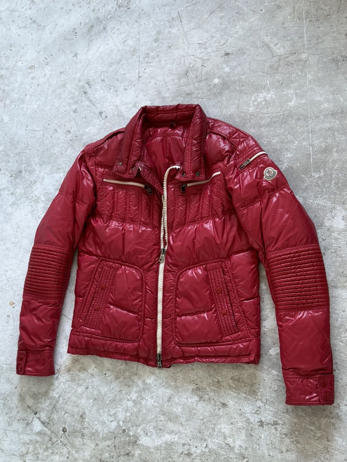 Moncler Moncler Berriat biker puffer jacket Size US L / EU 52-54 / 3 - 4 Thumbnail