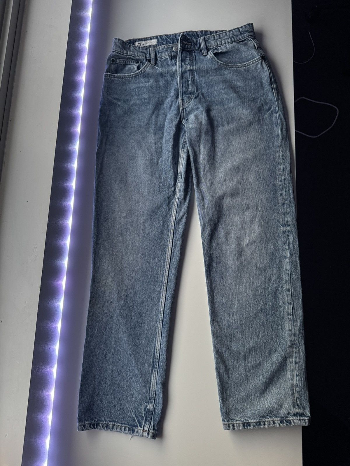 Zara Zara Straight Jeans Size US 32 / EU 48 - 1 Thumbnail
