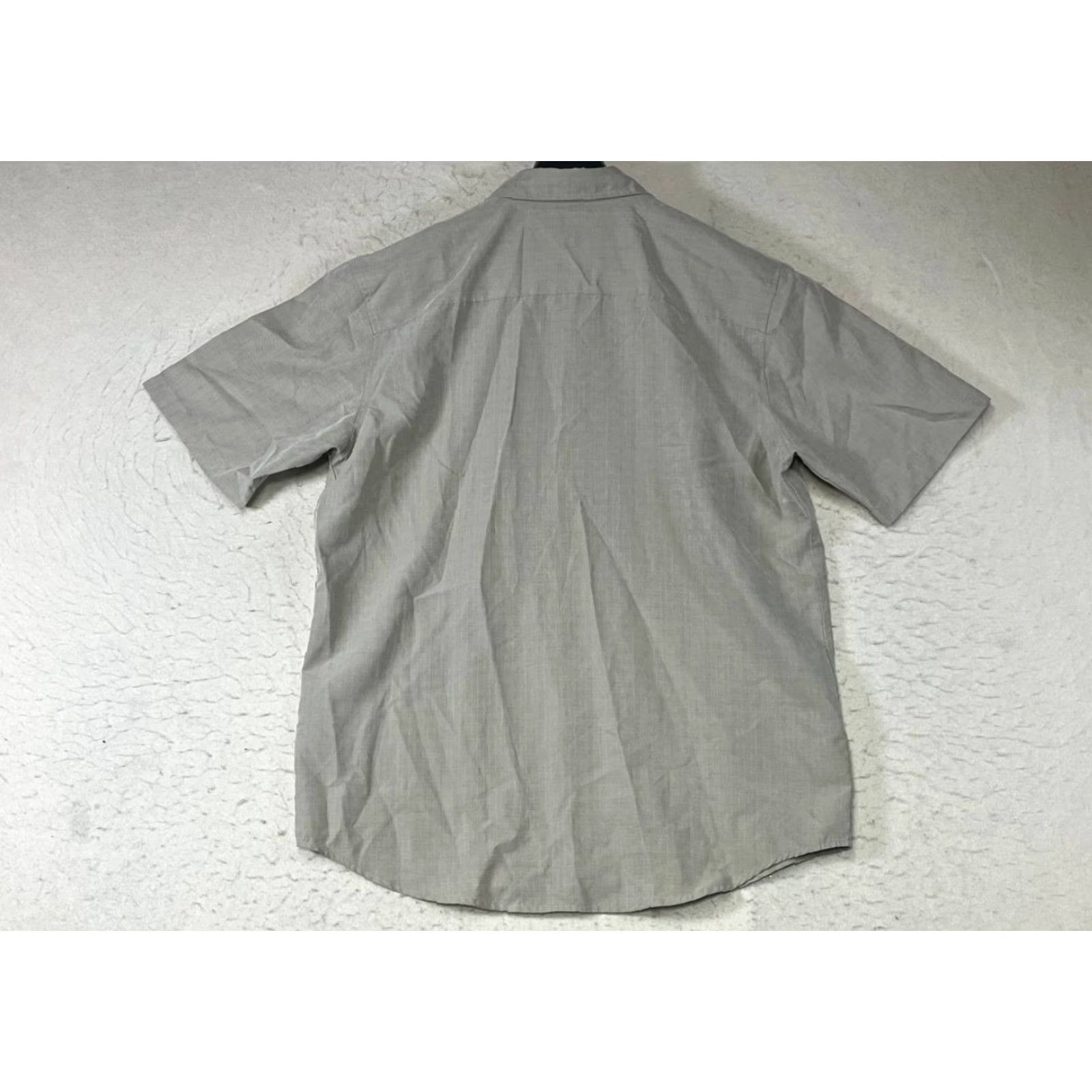 Quiksilver Quiksilver Button-Up Short Sleeve Shirt Men's Medium Beige Size US 31 - 2 Thumbnail