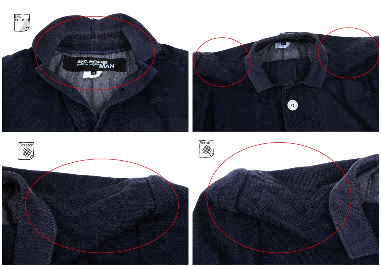 Junya Watanabe Cotton Elbow Patch Design Jacket in Navy Size US S / EU 44-46 / 1 - 6 Thumbnail