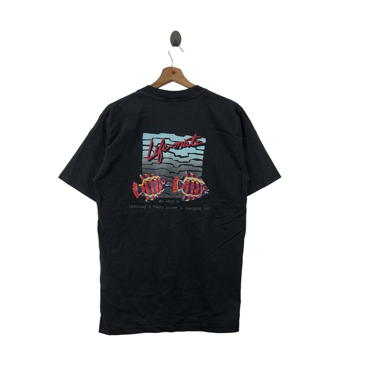 Vintage Vintage LIFE MATE SURF HAWAII Nimo Art Painting Tee Shirt Size US L / EU 52-54 / 3 - 1 Thumbnail